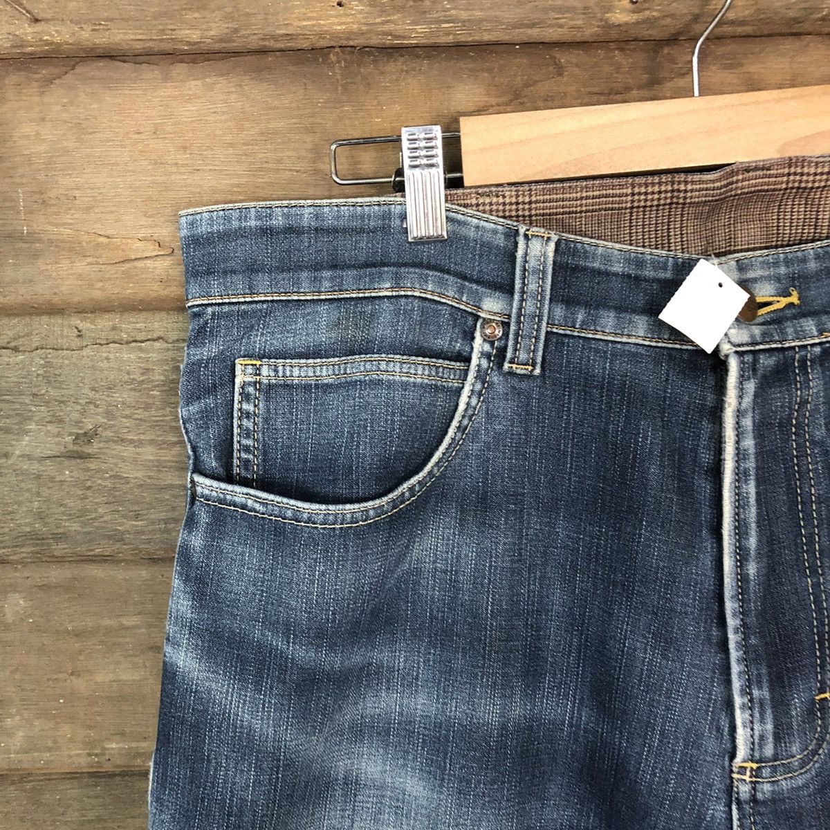 Wrangler Wrangler Blue distressed Denim Pants #4535 Size US 36 / EU 52 - 4 Thumbnail