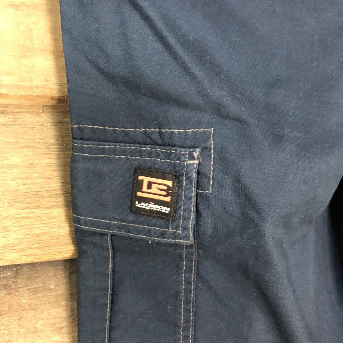 Japanese Brand Ladibon Dark Blue multipocket utility Cargo Pants #4456 Size US 36 / EU 52 - 15 Thumbnail