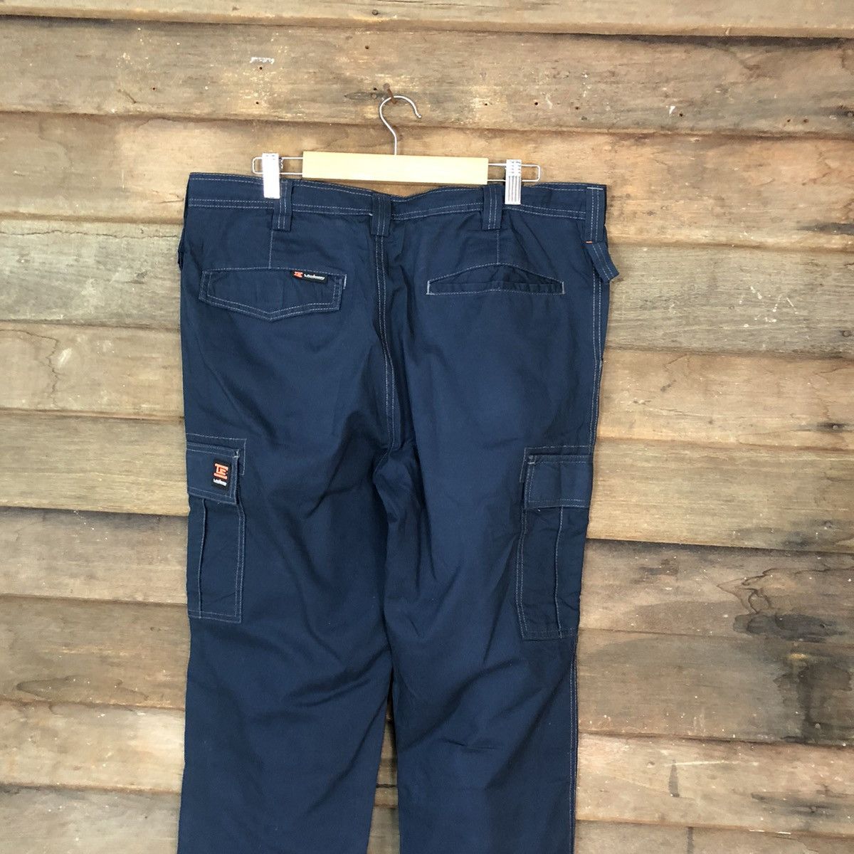 Japanese Brand Ladibon Dark Blue multipocket utility Cargo Pants #4456 Size US 36 / EU 52 - 11 Thumbnail