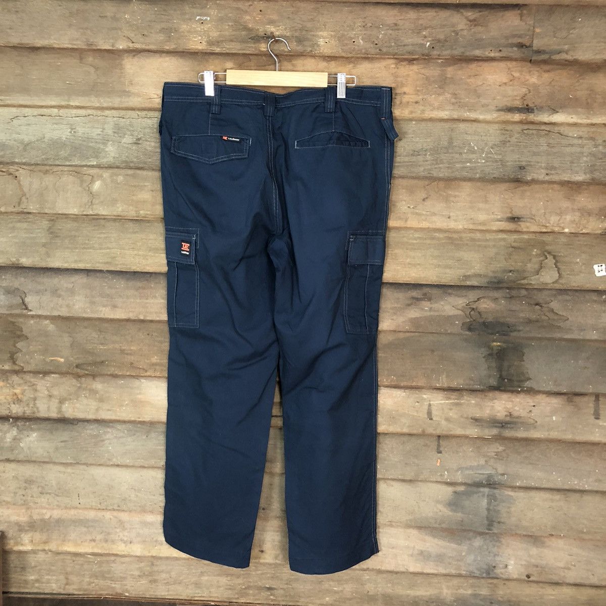 Japanese Brand Ladibon Dark Blue multipocket utility Cargo Pants #4456 Size US 36 / EU 52 - 10 Thumbnail