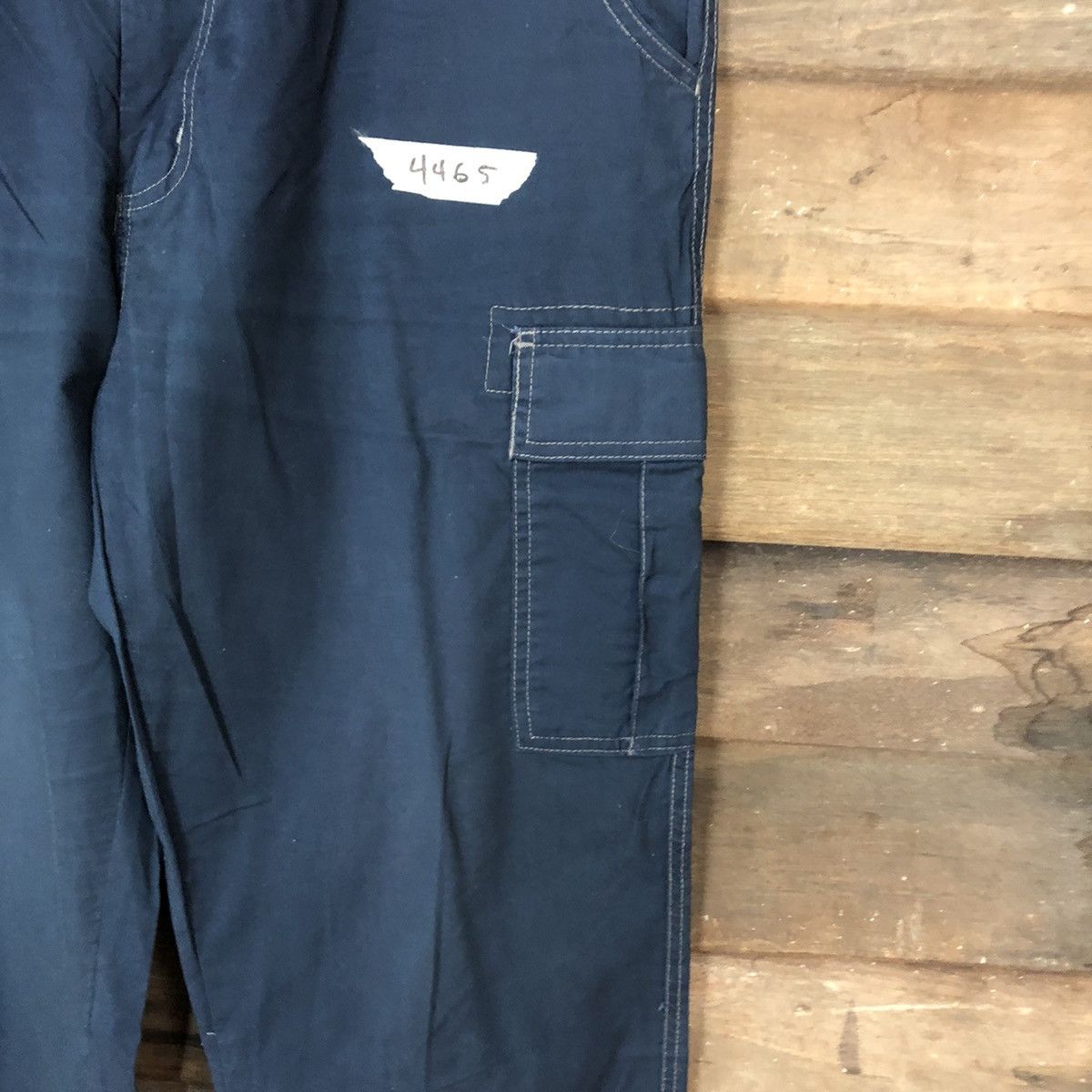 Japanese Brand Ladibon Dark Blue multipocket utility Cargo Pants #4456 Size US 36 / EU 52 - 6 Thumbnail