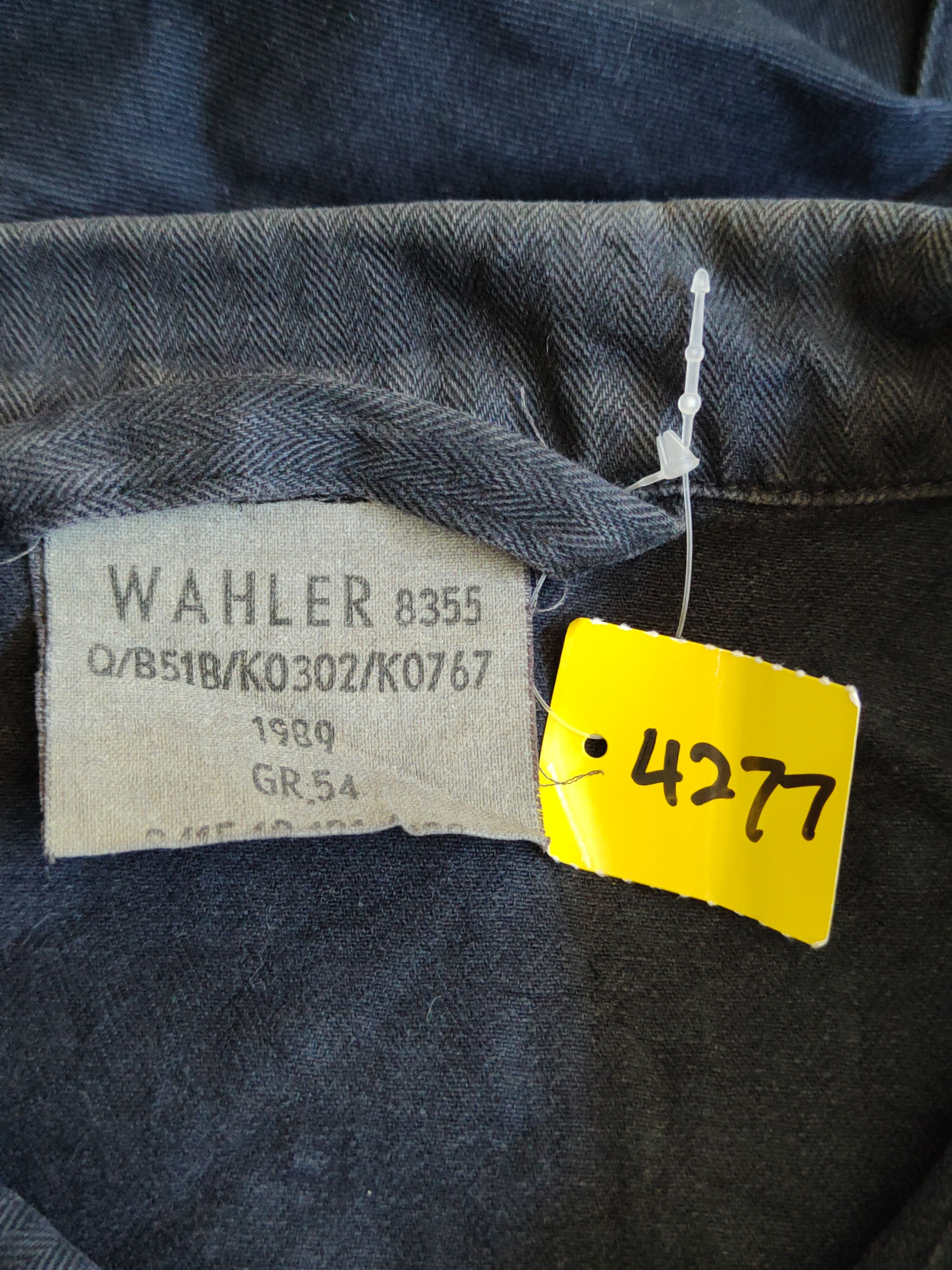 Vintage Wahler 8355 CottoN Baumwoller vintage Jacket #4277 Size US XL / EU 56 / 4 - 11 Thumbnail