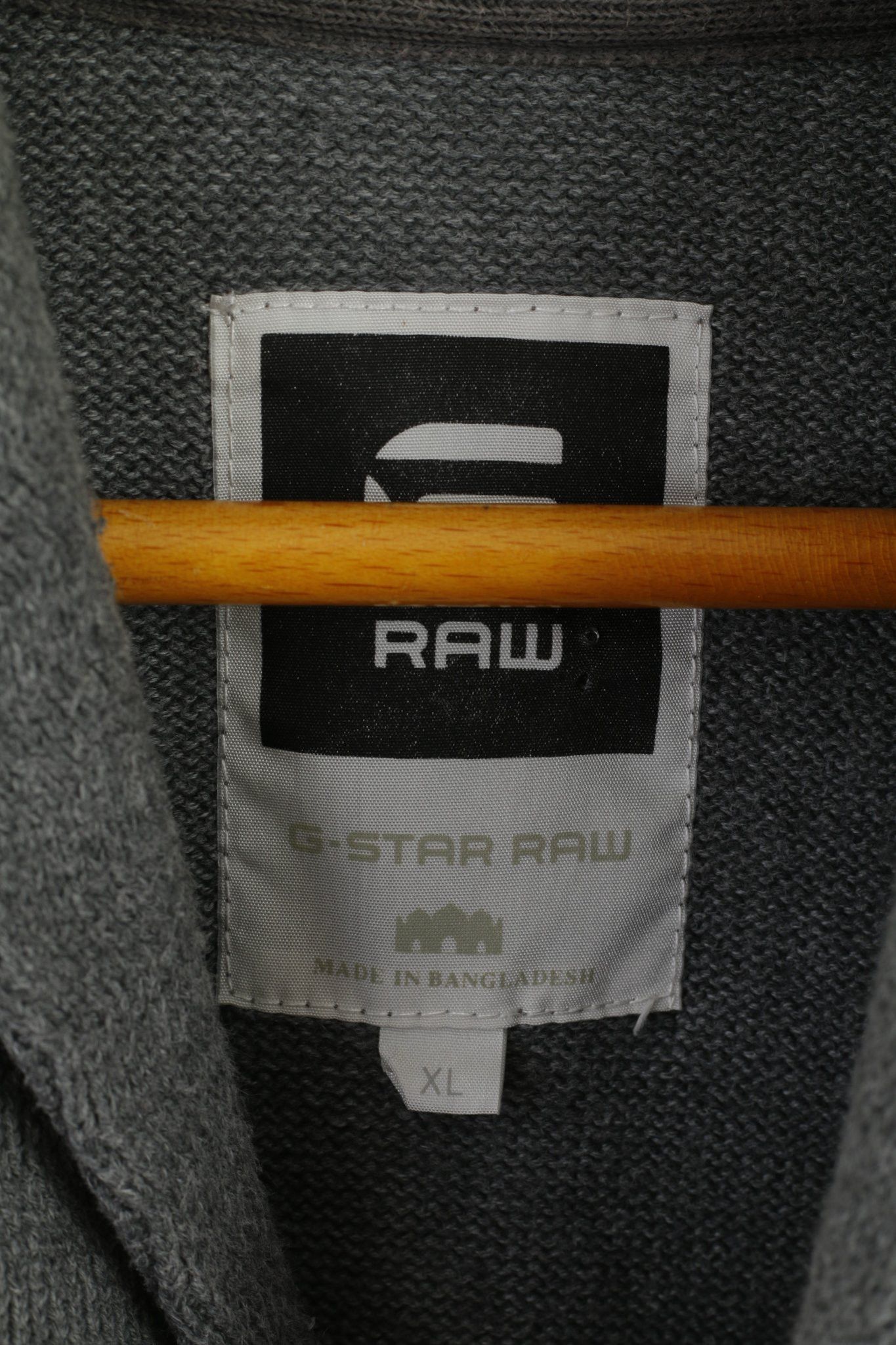 G-Star G-Star Raw Mens XL (L) Jumper Grey Cotton Sterling 0458 Size US XL / EU 56 / 4 - 5 Thumbnail