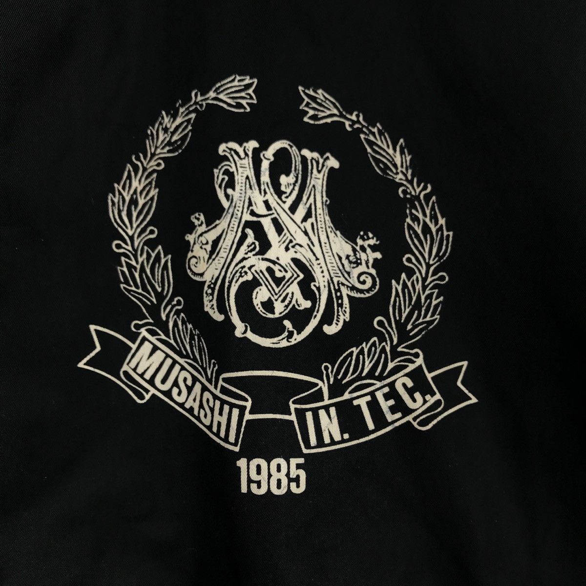 Japanese Brand × Vintage Vintage Musashi In. Tec. Jannu Varsity Jacket Big Logo Size US M / EU 48-50 / 2 - 3 Thumbnail