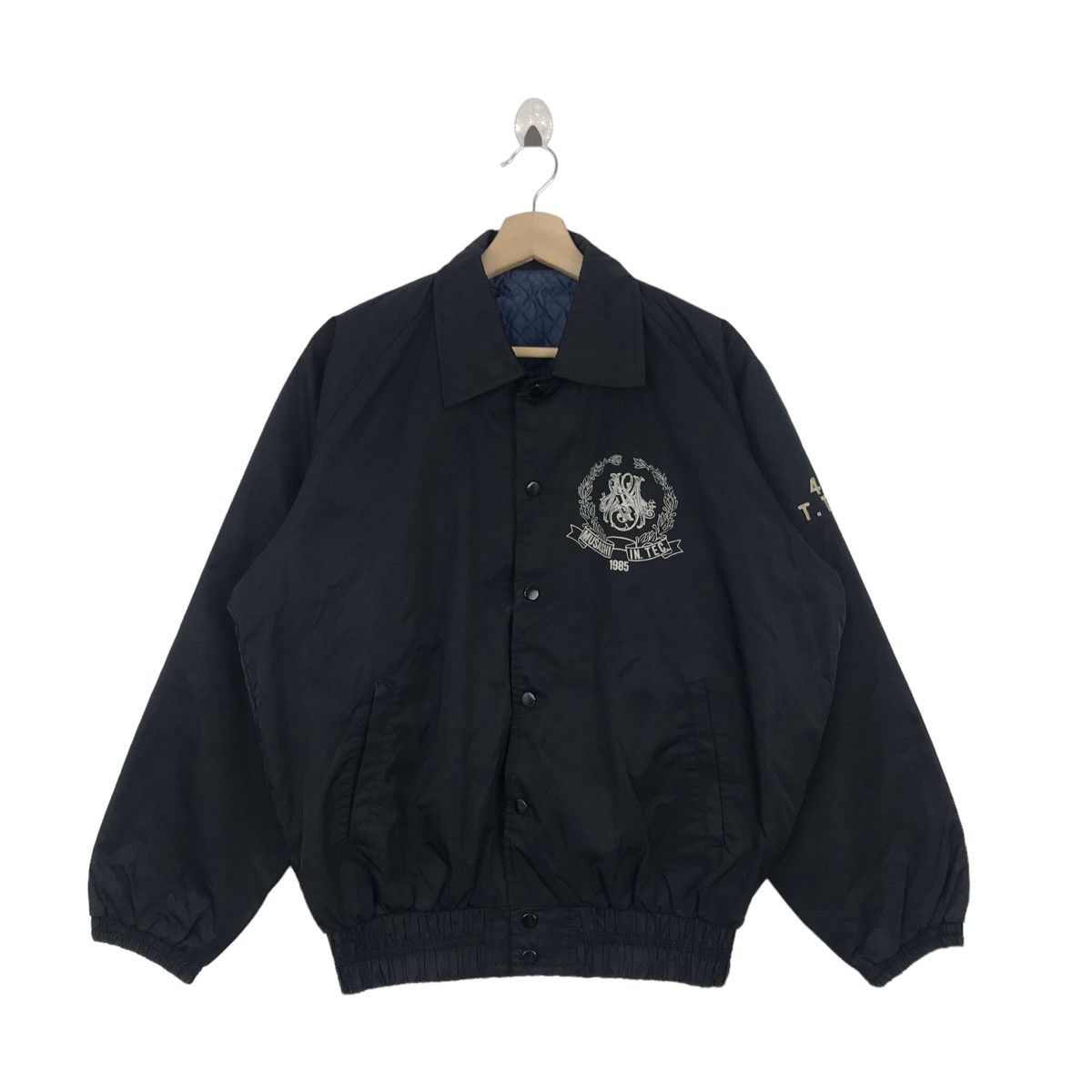 Japanese Brand × Vintage Vintage Musashi In. Tec. Jannu Varsity Jacket Big Logo Size US M / EU 48-50 / 2 - 1 Thumbnail