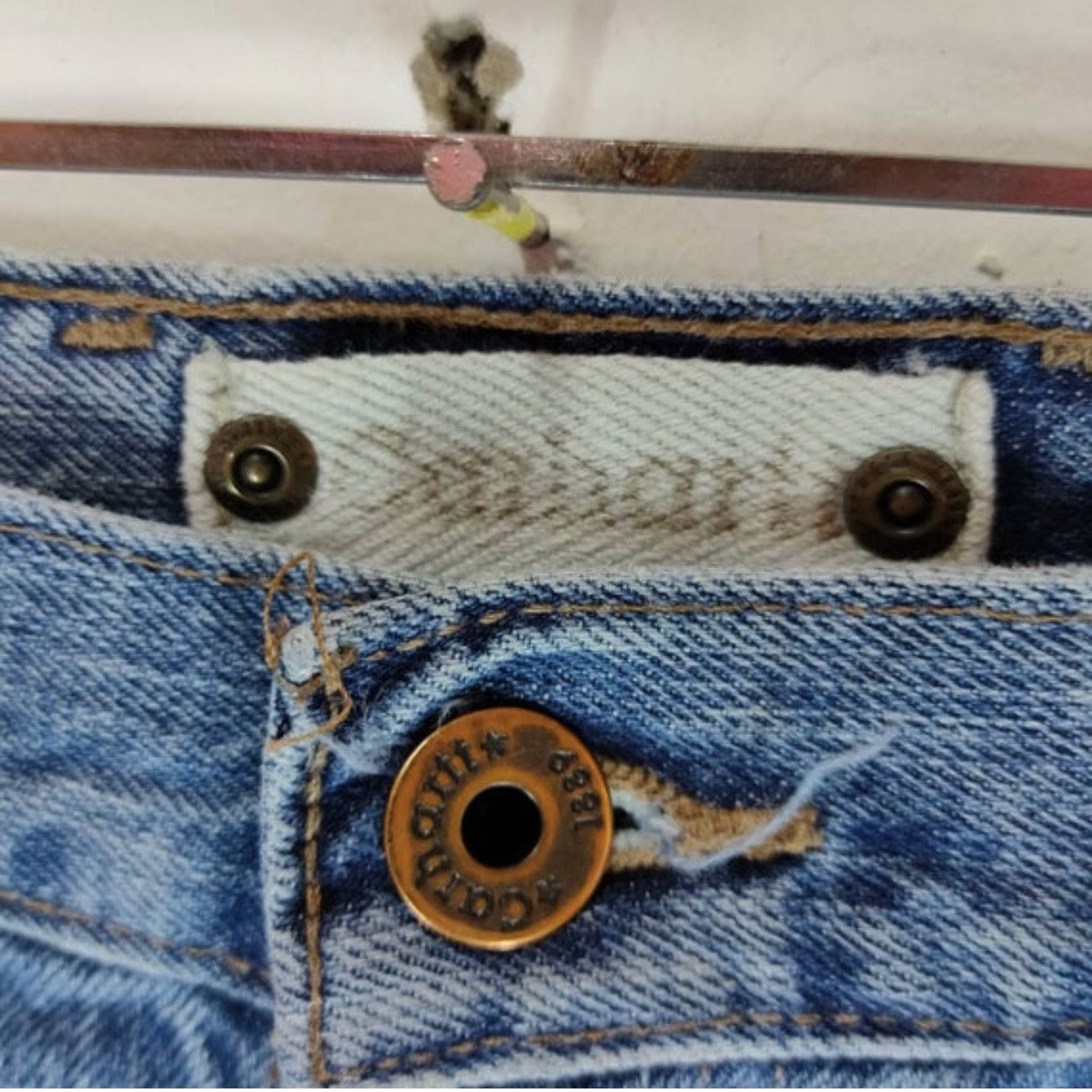 Carhartt CARHARTT DENIM Loose Fit Made in Mexico Pant Size US 37 - 6 Thumbnail
