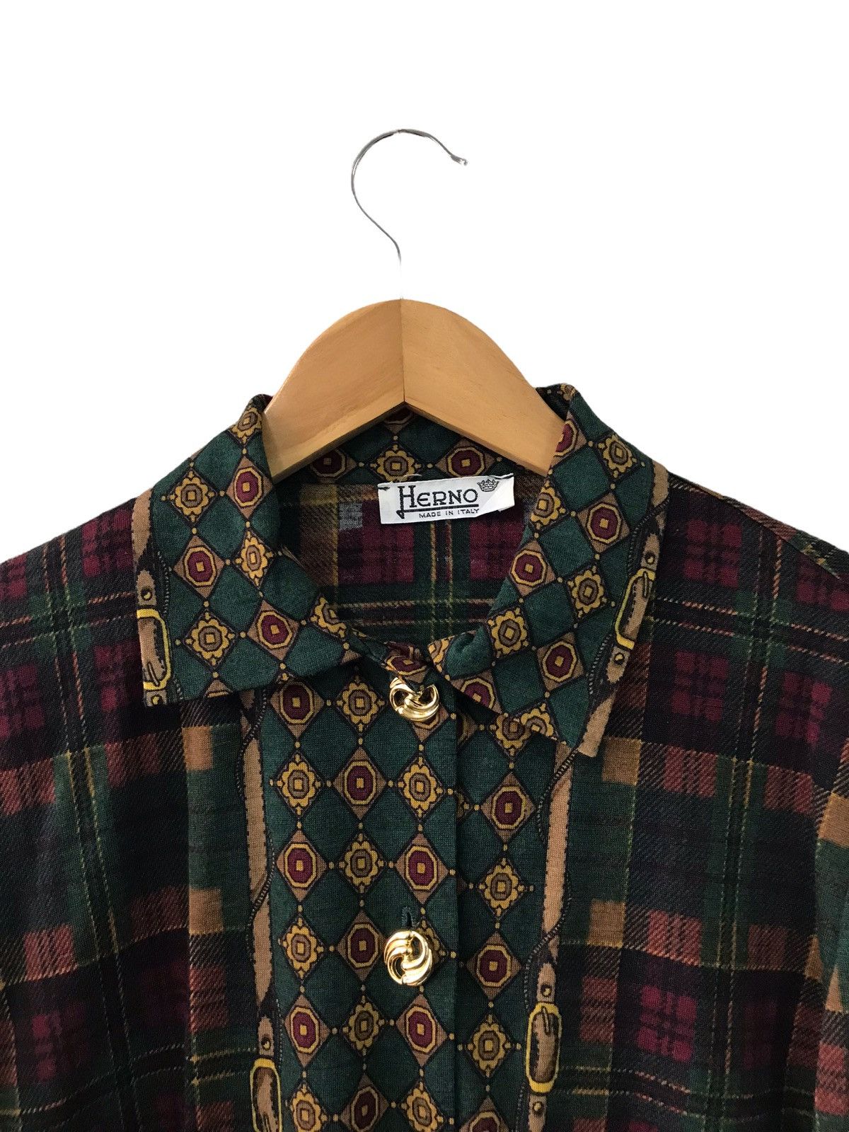 Herno Vintage HERNO Wool Button Up Sweater Light Jacket Size M / US 6-8 / IT 42-44 - 3 Thumbnail