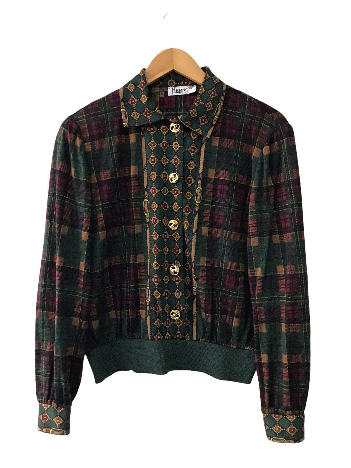 Herno Vintage HERNO Wool Button Up Sweater Light Jacket Size M / US 6-8 / IT 42-44 - 1 Thumbnail