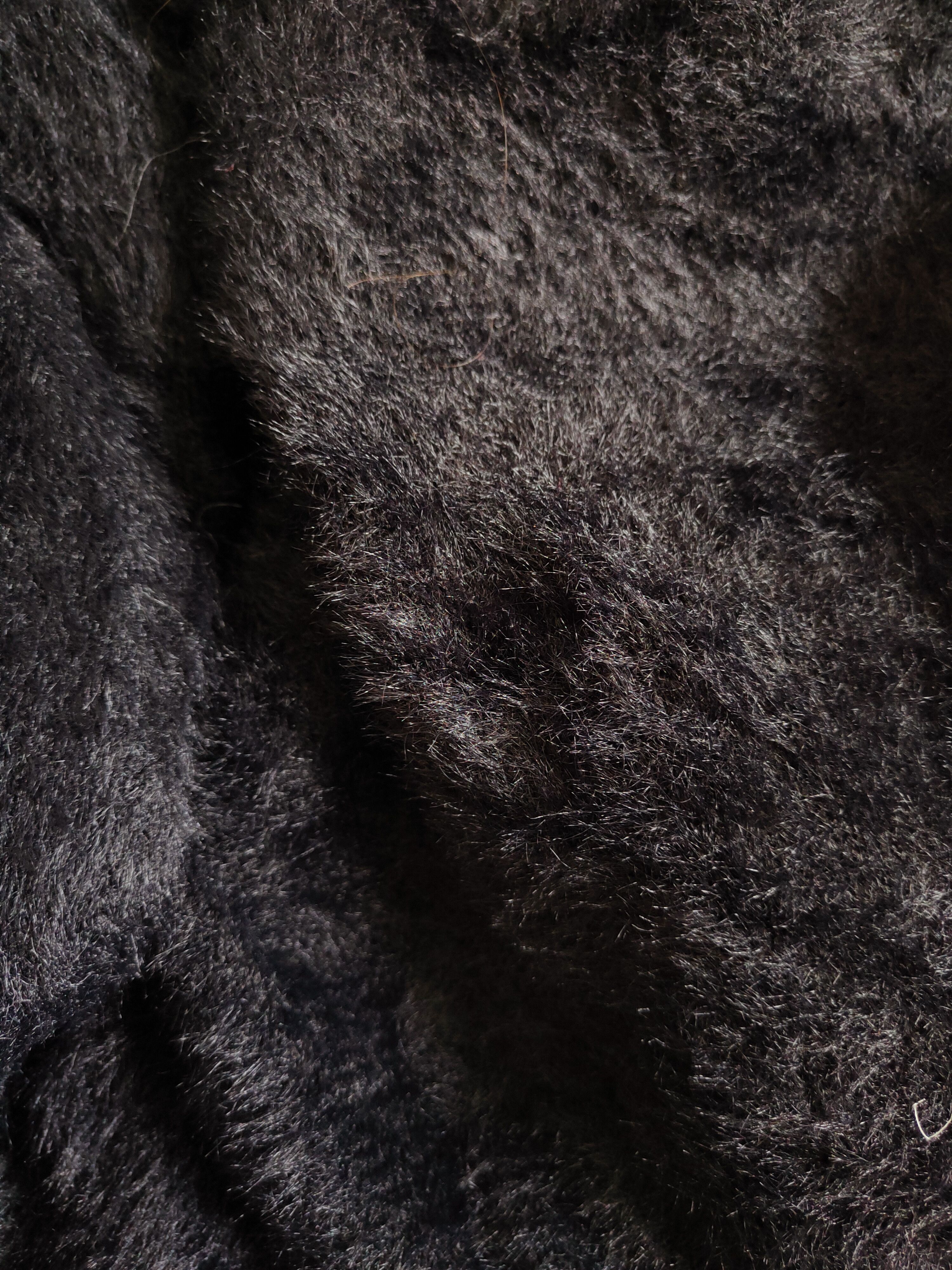 Japanese Brand × Other GRL Black Shag Shaggy Fur Mohair Knitwear #S262 Size M / US 6-8 / IT 42-44 - 9 Thumbnail
