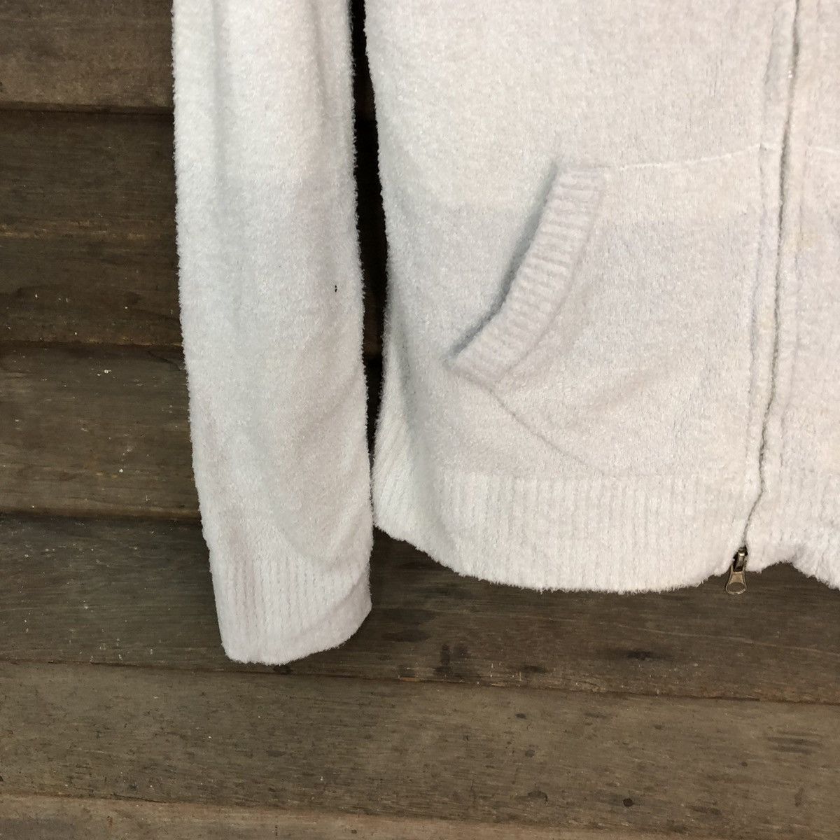 Homespun Knitwear × Japanese Brand Pique fleece Shag Shaggy Fur Knitwear sweater hoodie #6984 Size M / US 6-8 / IT 42-44 - 4 Thumbnail