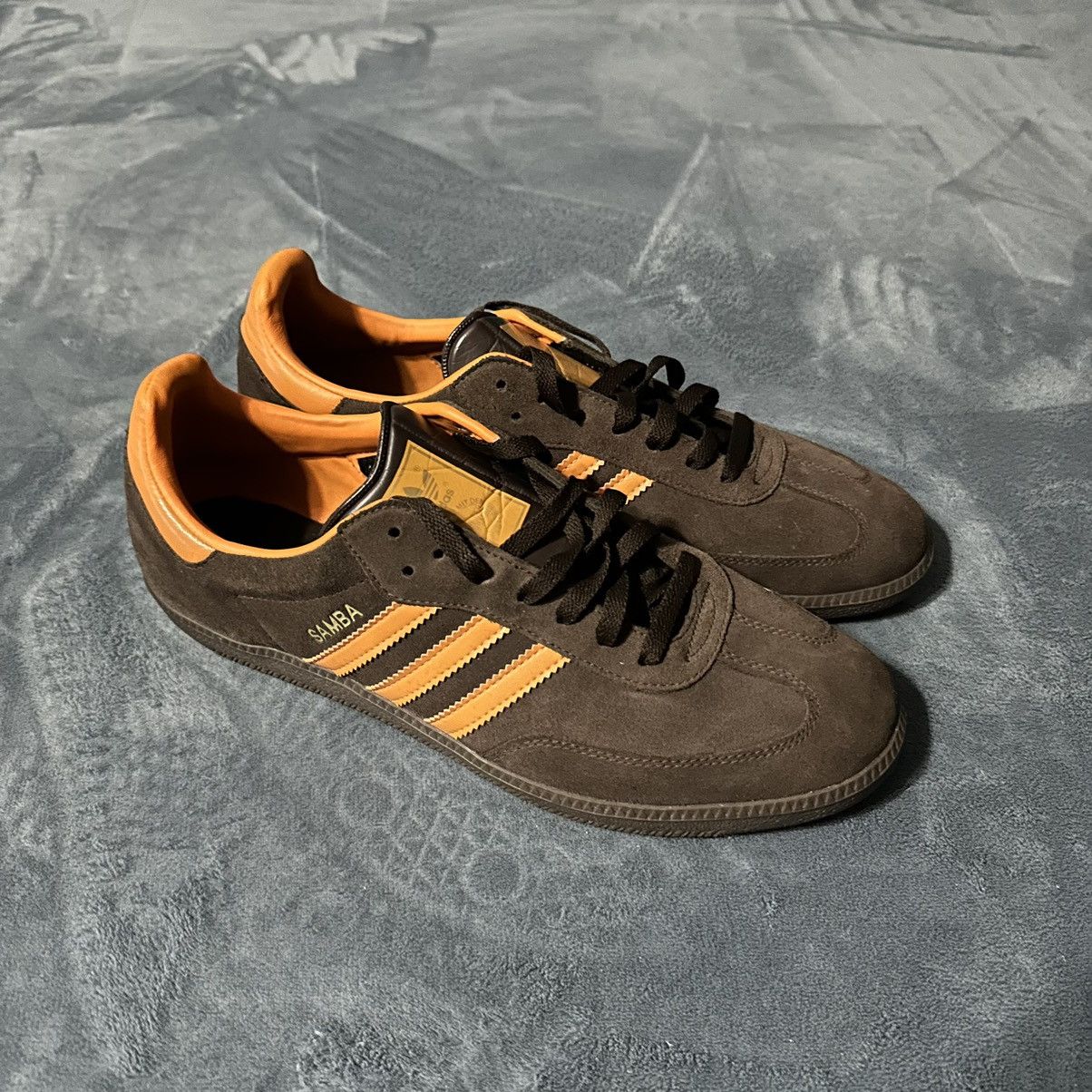 adidas gazelle silver green womens Adidas x Humanrace Samba Shoes  Extra Butter