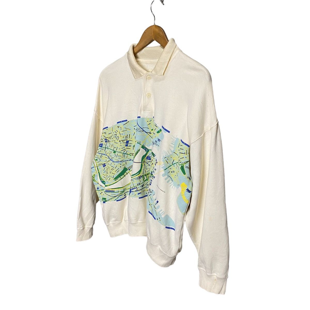 Hai Sporting Gear × Issey Miyake × Vintage Hai Sporting Gear by Issey Miyake cropped sweat button Size US L / EU 52-54 / 3 - 4 Thumbnail