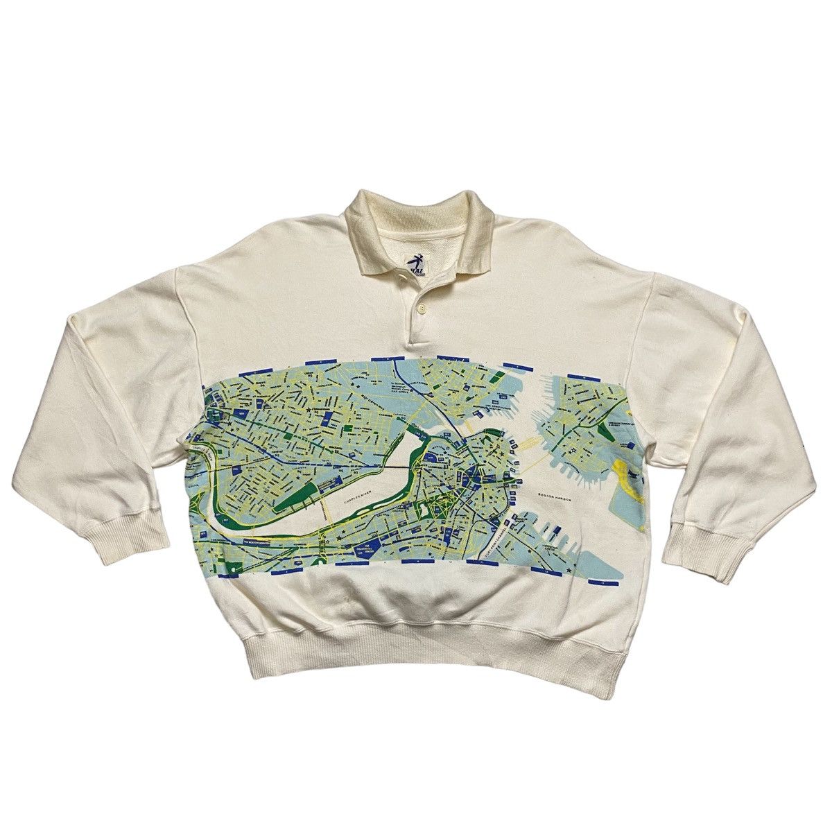 Hai Sporting Gear × Issey Miyake × Vintage Hai Sporting Gear by Issey Miyake cropped sweat button Size US L / EU 52-54 / 3 - 5 Thumbnail