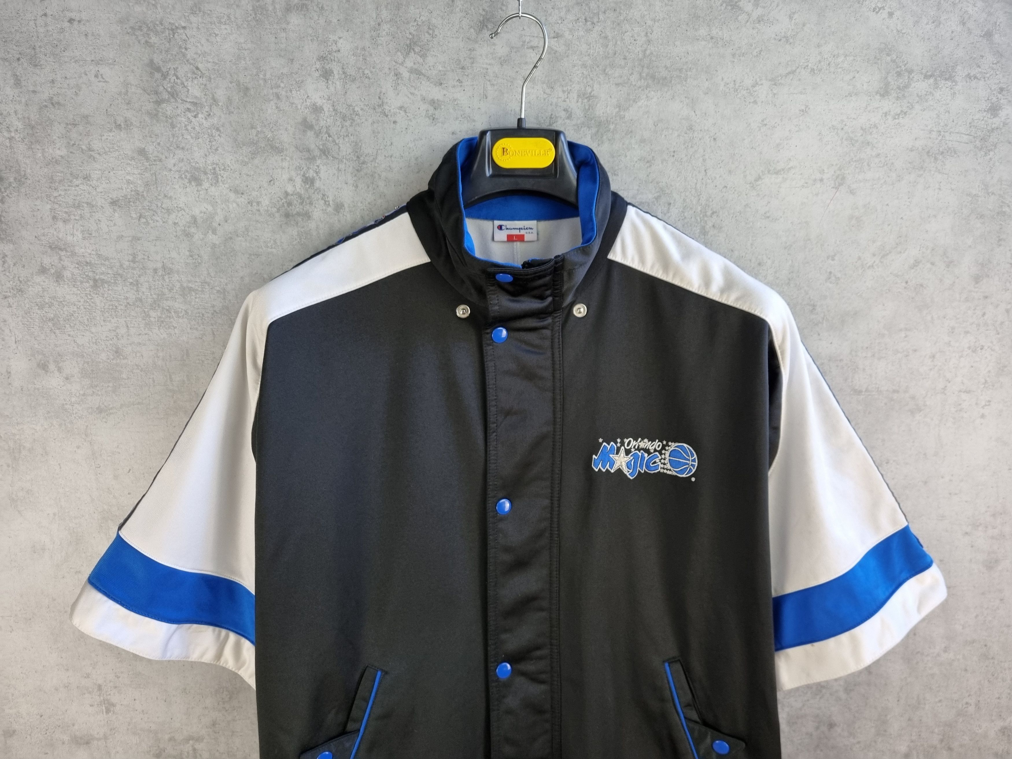 Champion × NBA × Vintage 90s Orlando Magic Champion Tee Shirt Size US L / EU 52-54 / 3 - 4 Thumbnail