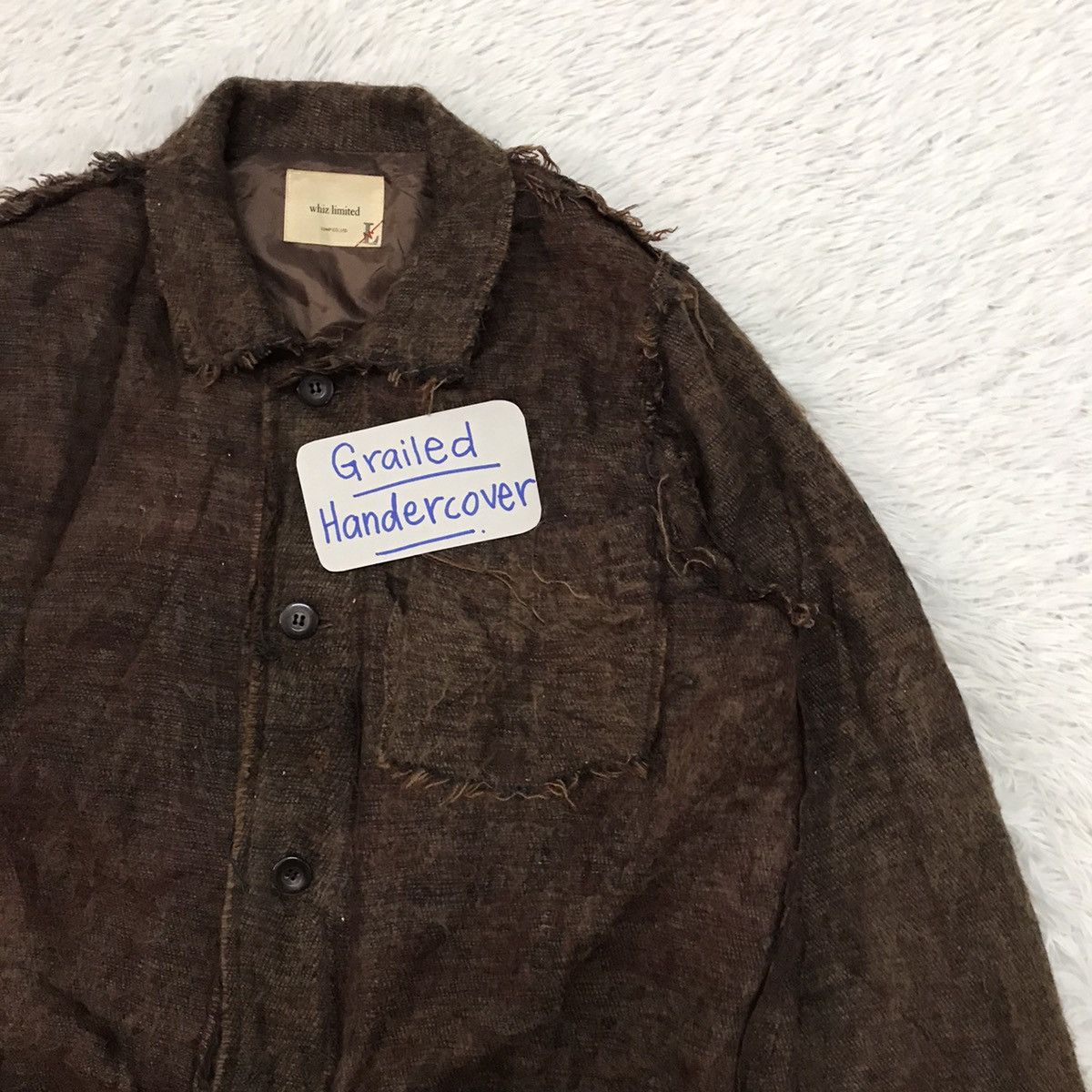 WHIZ LIMITED Rare Hairy/Mohair Constructive Jacket Whiz Limited Size US L / EU 52-54 / 3 - 4 Thumbnail