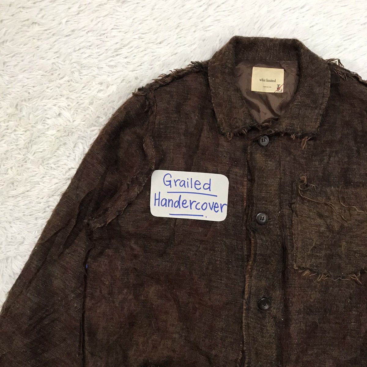 WHIZ LIMITED Rare Hairy/Mohair Constructive Jacket Whiz Limited Size US L / EU 52-54 / 3 - 5 Thumbnail