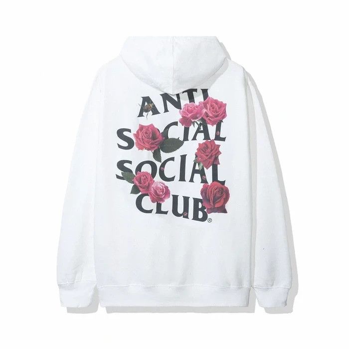 Anti social social club Smells bad white hoodie