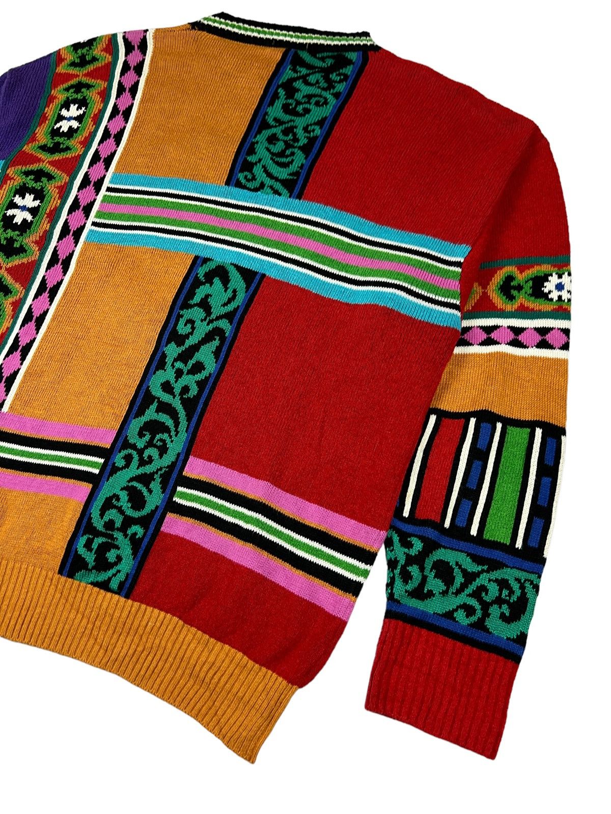 Yoshiyuki Konishi Ficce Yoshiyuki Konishi Multicolor Abstract Knitwear Size US L / EU 52-54 / 3 - 11 Thumbnail