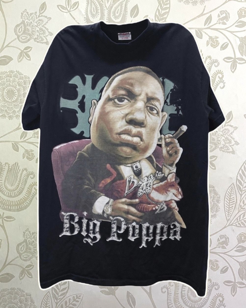Rap Tees Vintage Notorious Big Poppa Biggie Rap Tees Size US XL / EU 56 / 4 - 12 Thumbnail