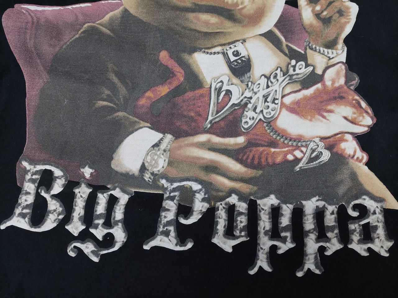 Rap Tees Vintage Notorious Big Poppa Biggie Rap Tees Size US XL / EU 56 / 4 - 7 Thumbnail