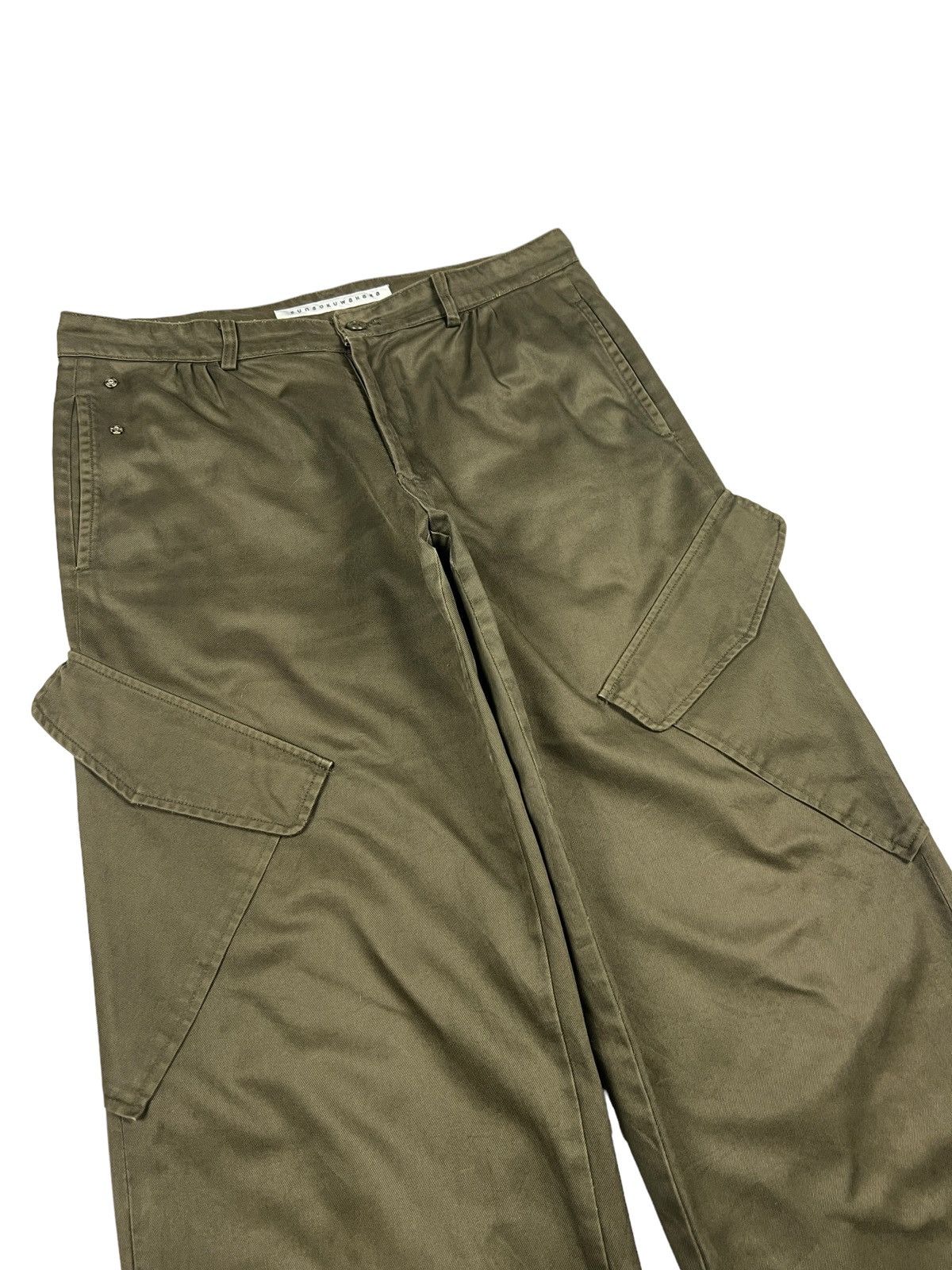 Issey Miyake Sunao Kuwahara Baggy Cargo Pants Size 31" - 4 Thumbnail