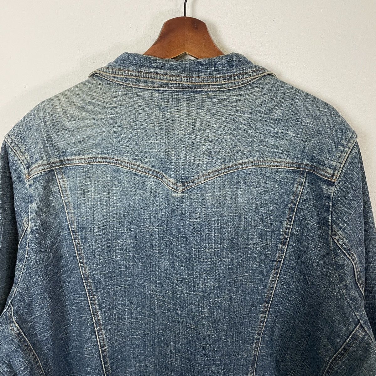 Japanese Brand Vintage Venezia Button Ups Denim Jacket Size US XXL / EU 58 / 5 - 9 Thumbnail