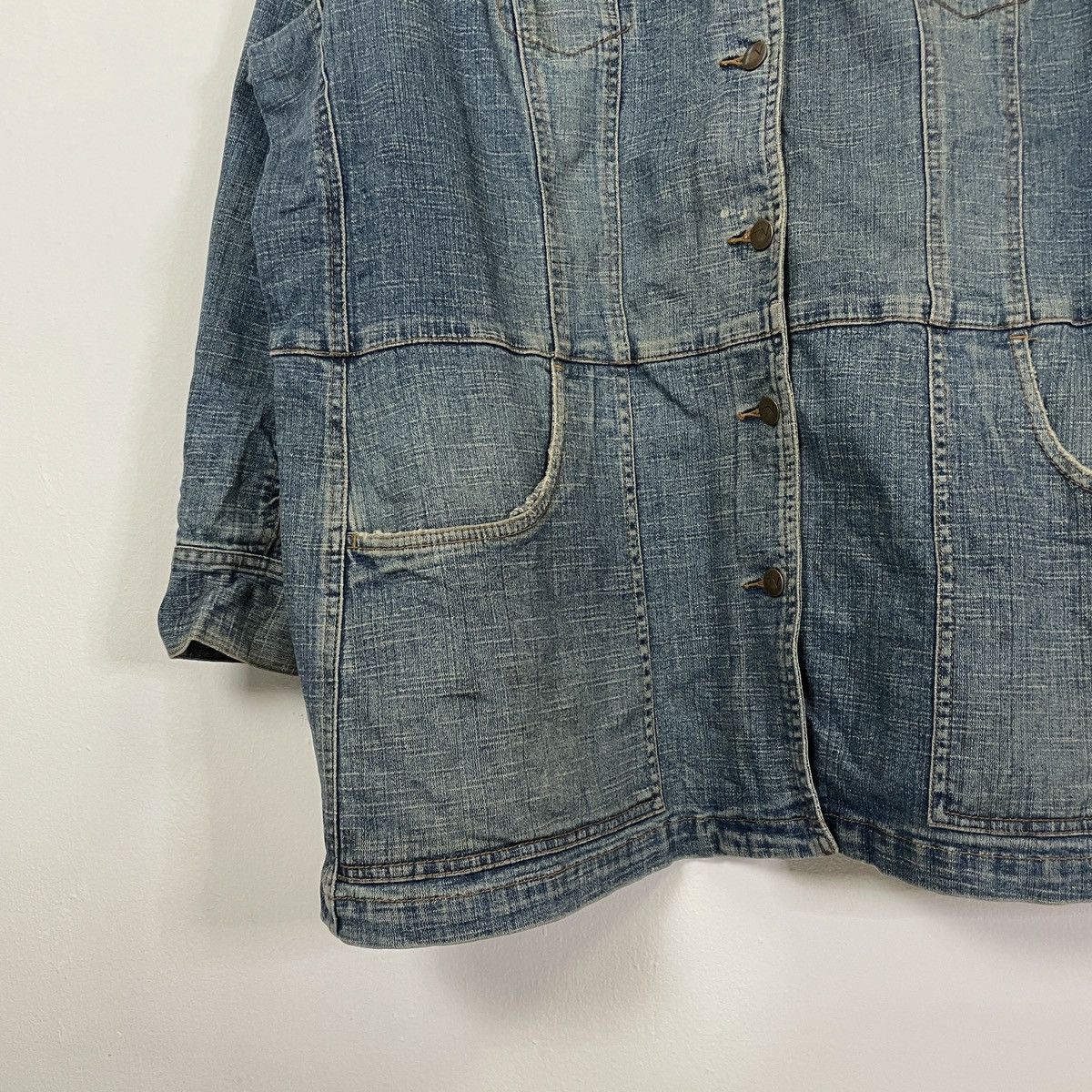 Japanese Brand Vintage Venezia Button Ups Denim Jacket Size US XXL / EU 58 / 5 - 2 Thumbnail