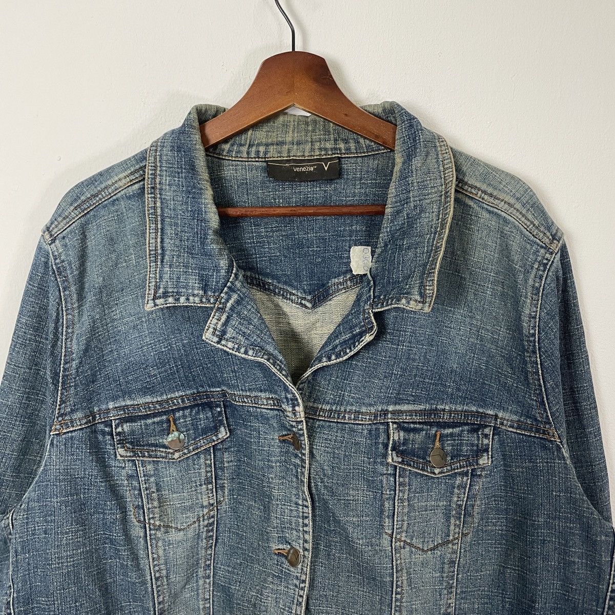Japanese Brand Vintage Venezia Button Ups Denim Jacket Size US XXL / EU 58 / 5 - 4 Thumbnail