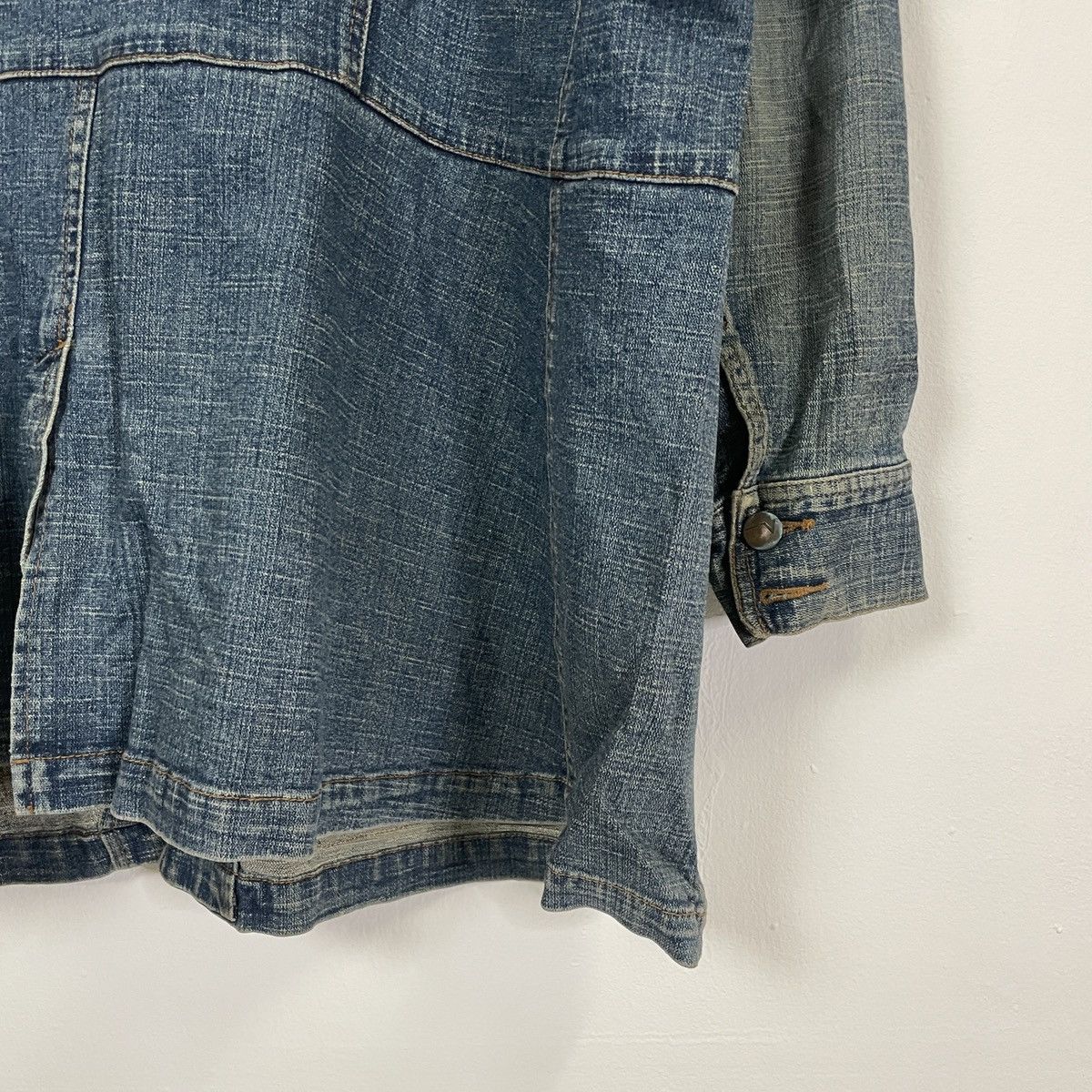 Japanese Brand Vintage Venezia Button Ups Denim Jacket Size US XXL / EU 58 / 5 - 8 Thumbnail