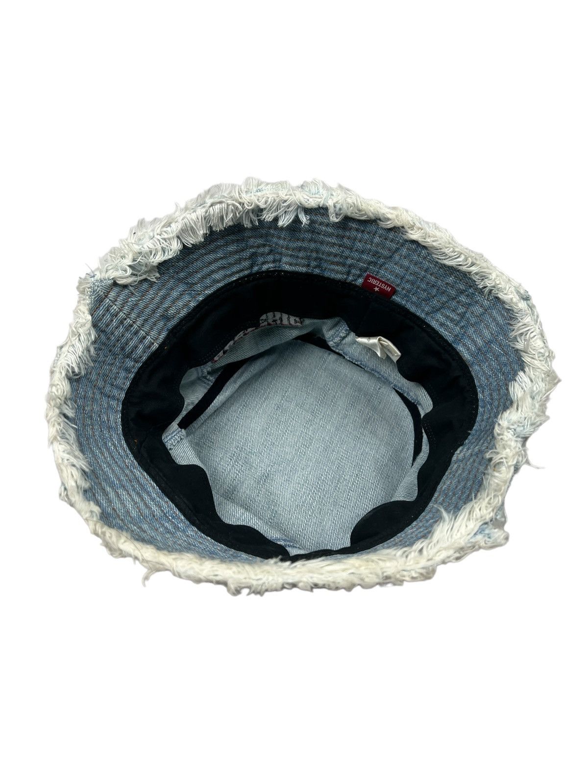 Hysteric Glamour Vintage Hysteric Glamour Distressed Denim Bucket Hat Size ONE SIZE - 7 Thumbnail