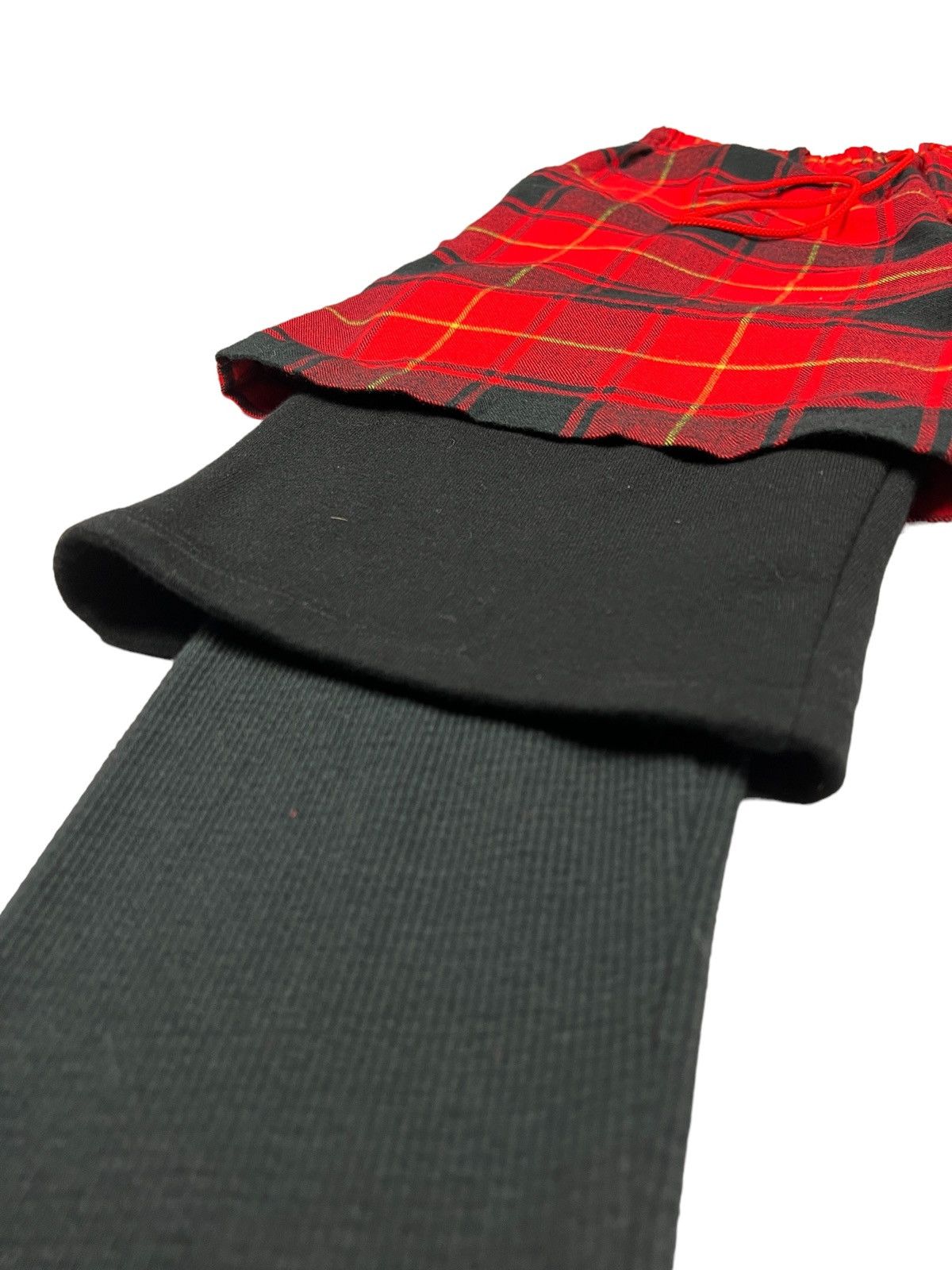 gomme Vintage Gomme Homme Tartan Layered Shorts Size US 30 / EU 46 - 4 Thumbnail