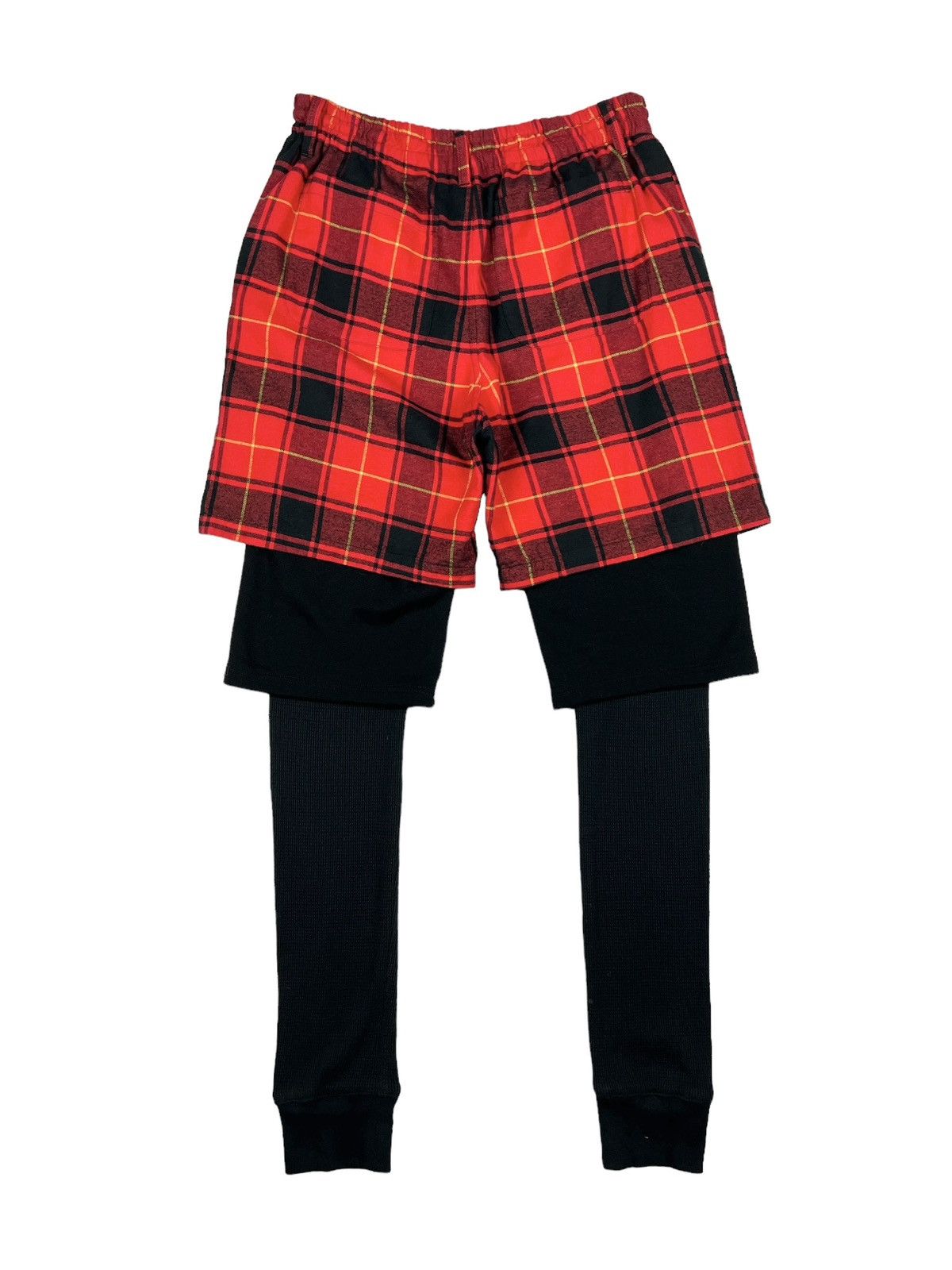 gomme Vintage Gomme Homme Tartan Layered Shorts Size US 30 / EU 46 - 2 Thumbnail