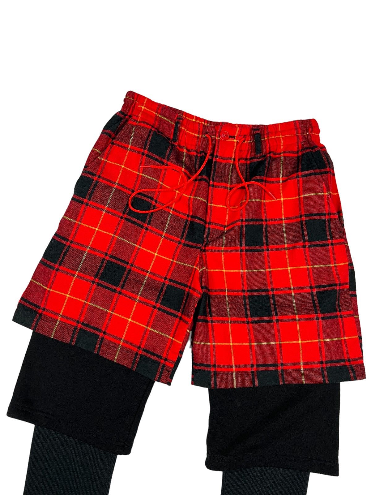 gomme Vintage Gomme Homme Tartan Layered Shorts Size US 30 / EU 46 - 5 Thumbnail