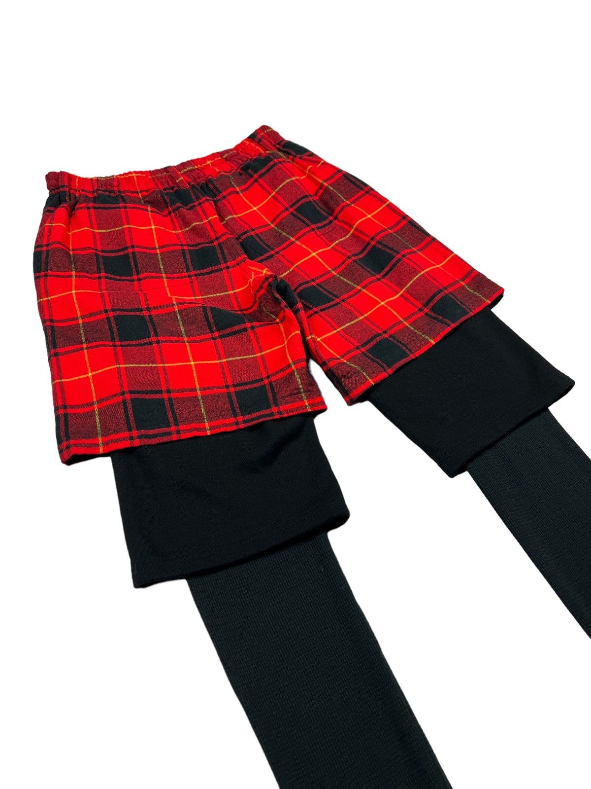 gomme Vintage Gomme Homme Tartan Layered Shorts Size US 30 / EU 46 - 6 Thumbnail