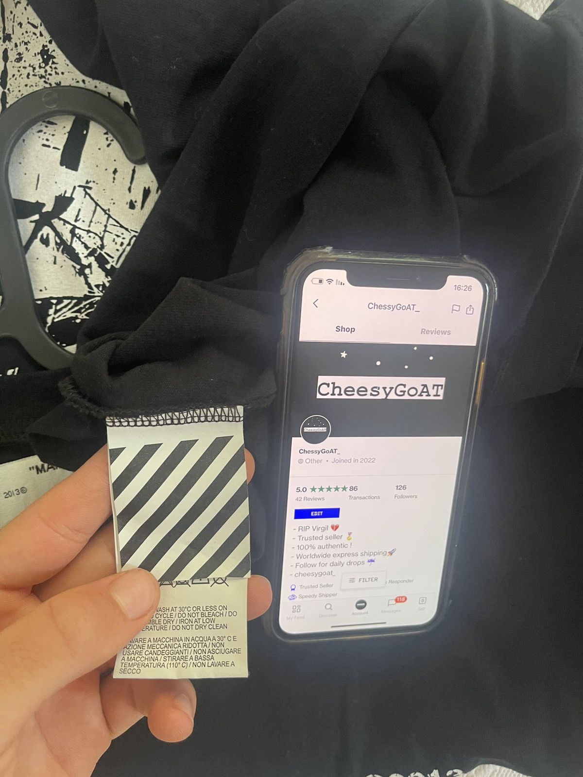 Off white Ruined Factory TEE