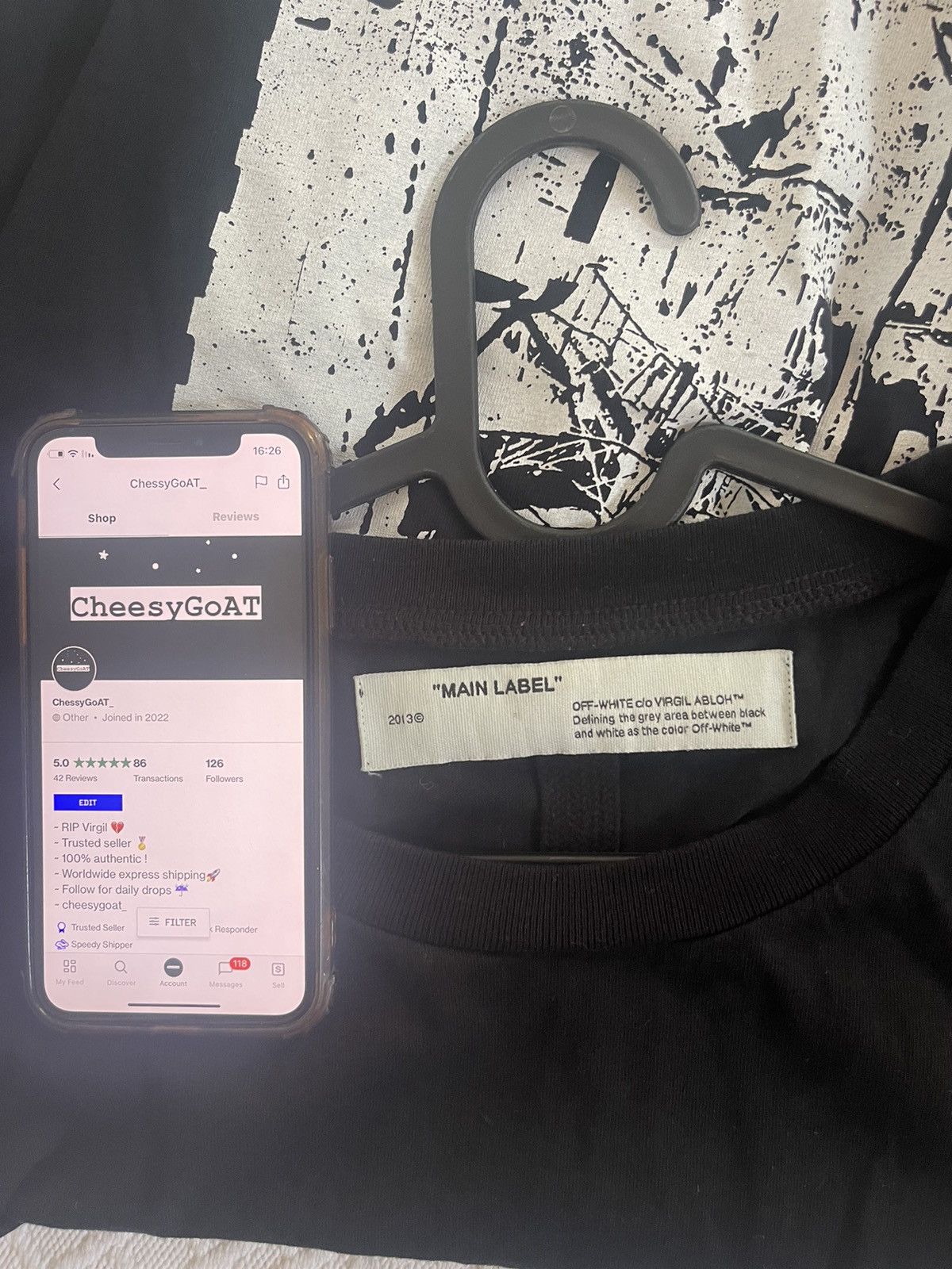 Off white Ruined Factory TEE