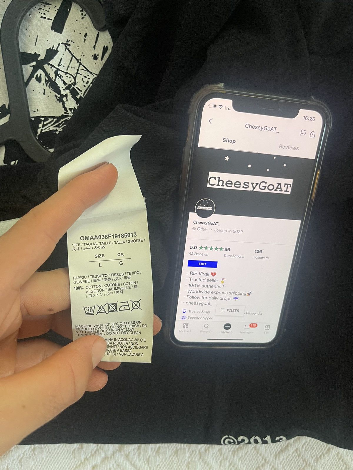 Off white Ruined Factory TEE