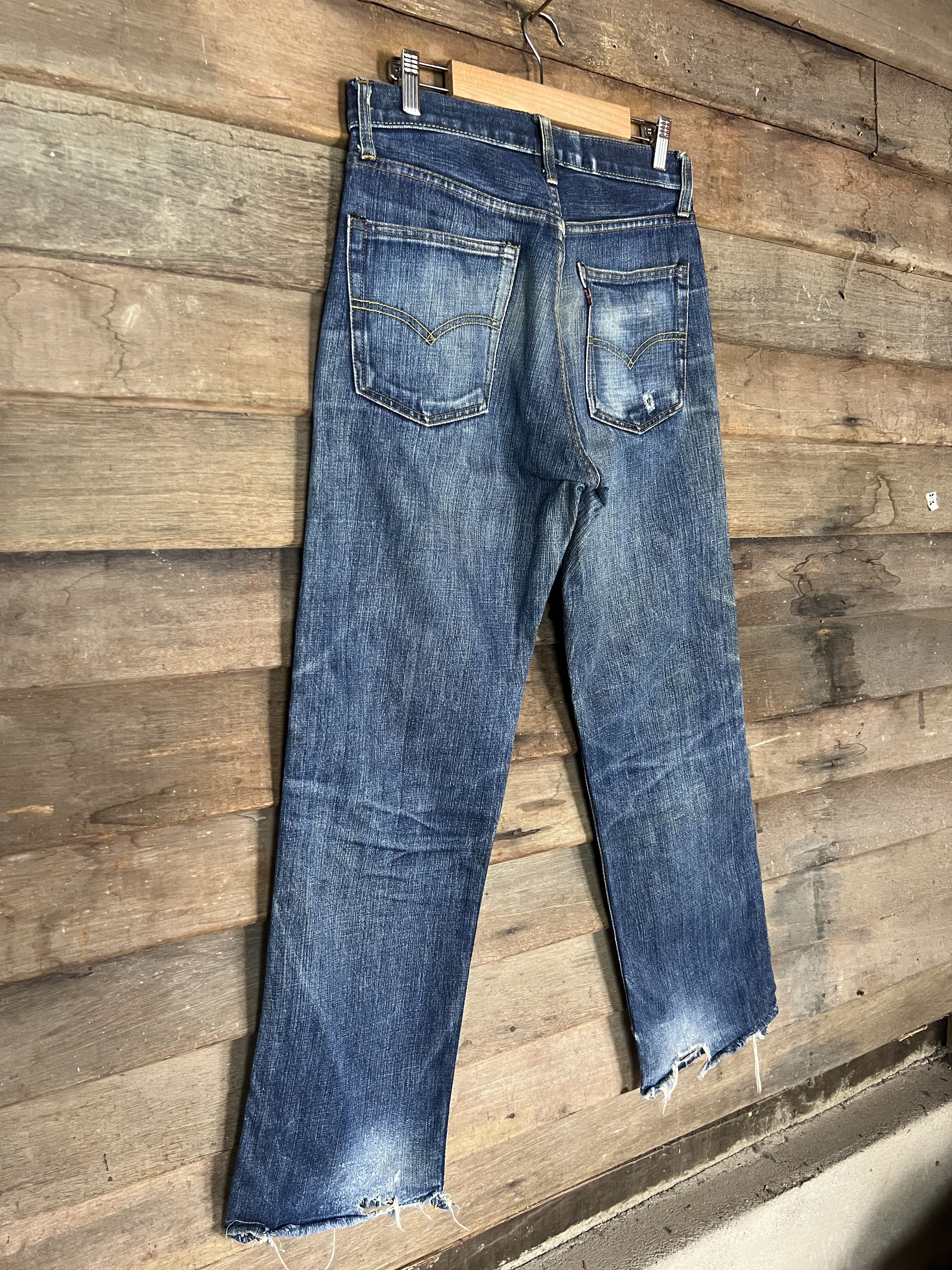 Levi's LEVIS BIG E (1997) RED LINE VINTAGE DISTRESSED DENIM Size US 29 - 15 Thumbnail