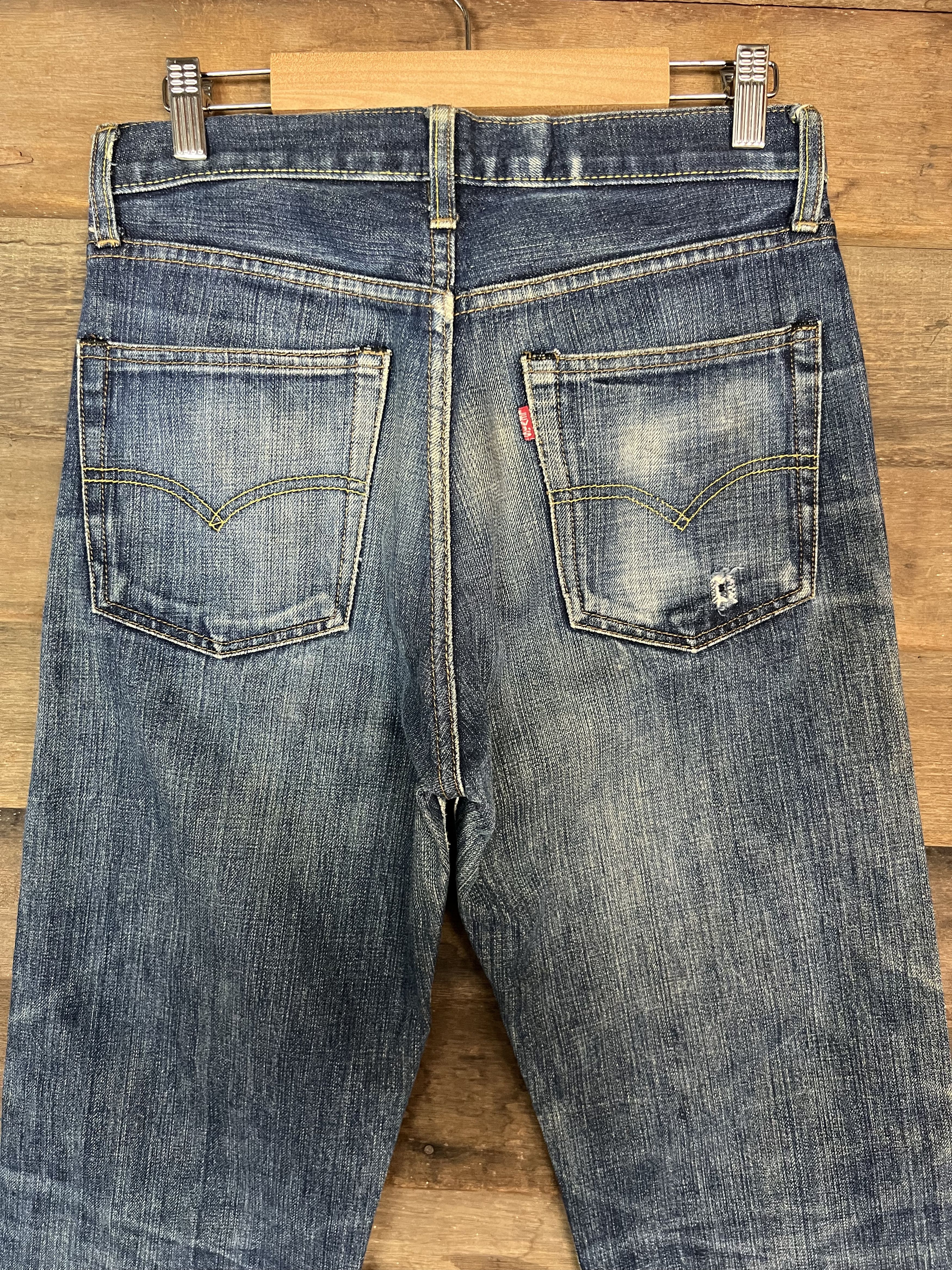 Levi's LEVIS BIG E (1997) RED LINE VINTAGE DISTRESSED DENIM Size US 29 - 10 Thumbnail
