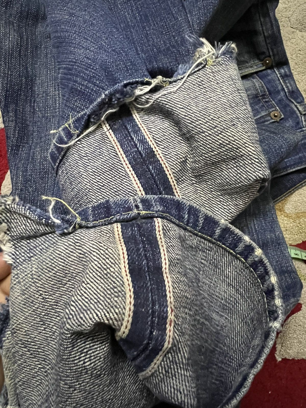 Levi's LEVIS BIG E (1997) RED LINE VINTAGE DISTRESSED DENIM Size US 29 - 19 Thumbnail