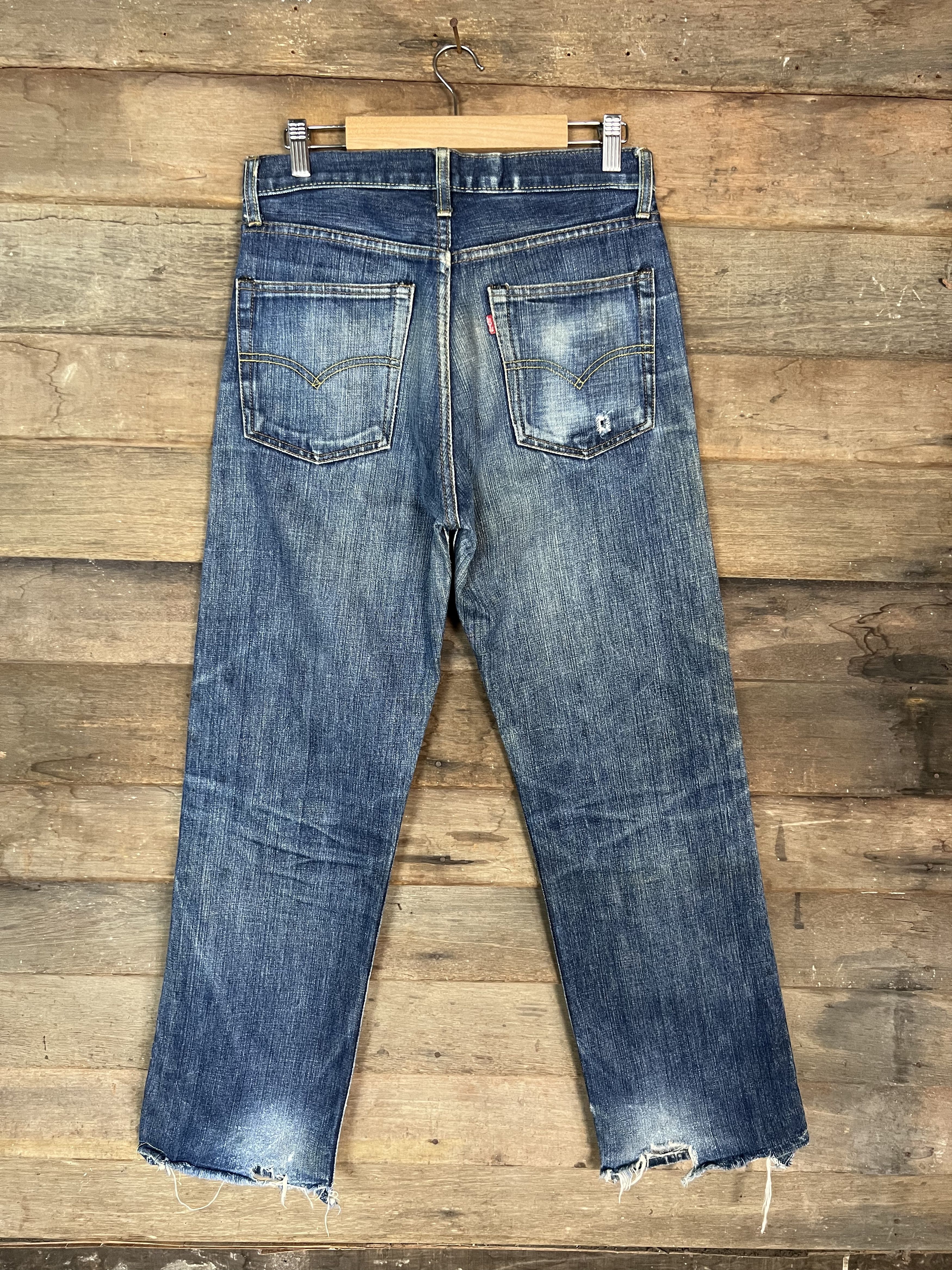 Levi's LEVIS BIG E (1997) RED LINE VINTAGE DISTRESSED DENIM Size US 29 - 3 Thumbnail