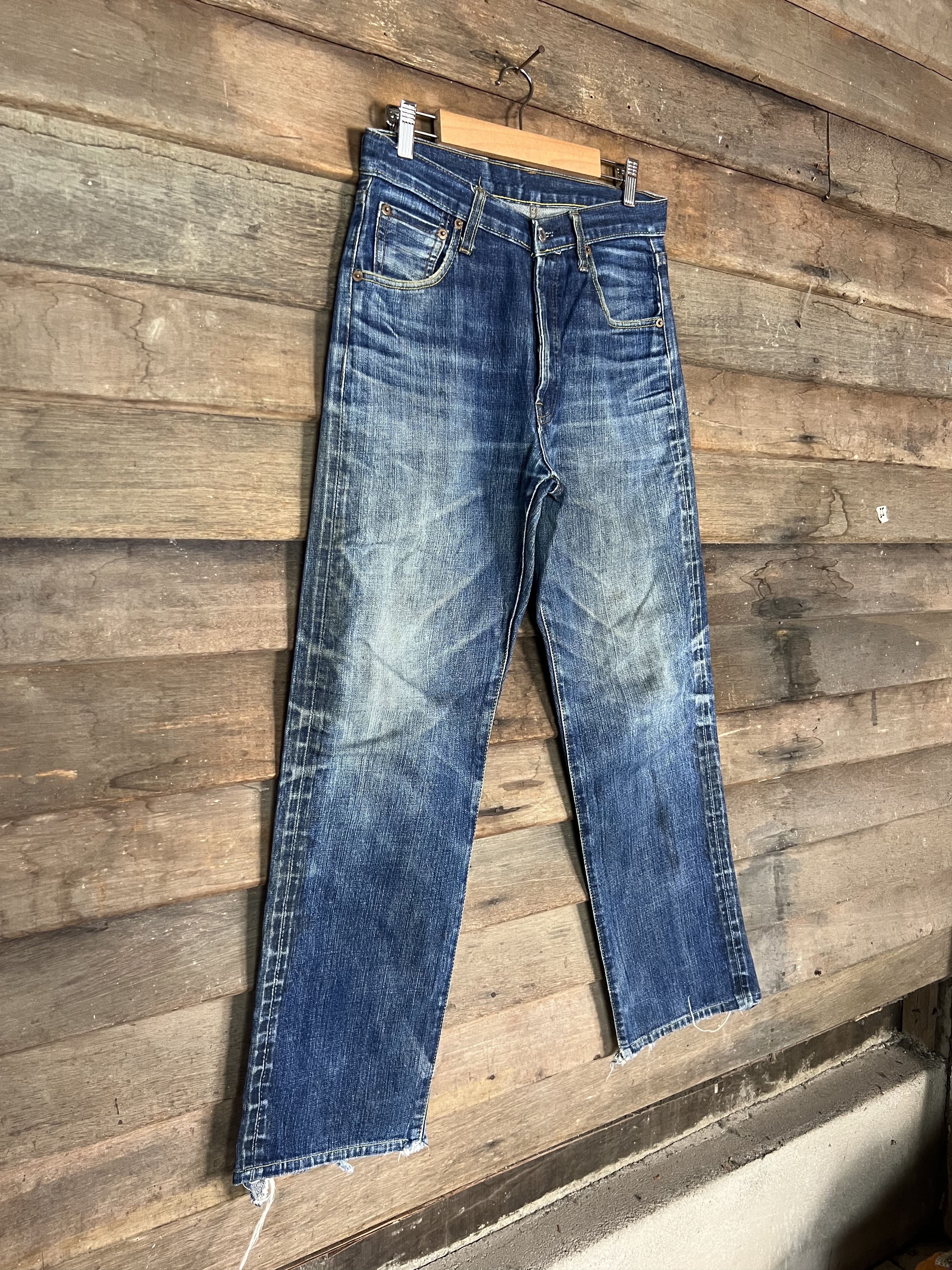Levi's LEVIS BIG E (1997) RED LINE VINTAGE DISTRESSED DENIM Size US 29 - 7 Thumbnail