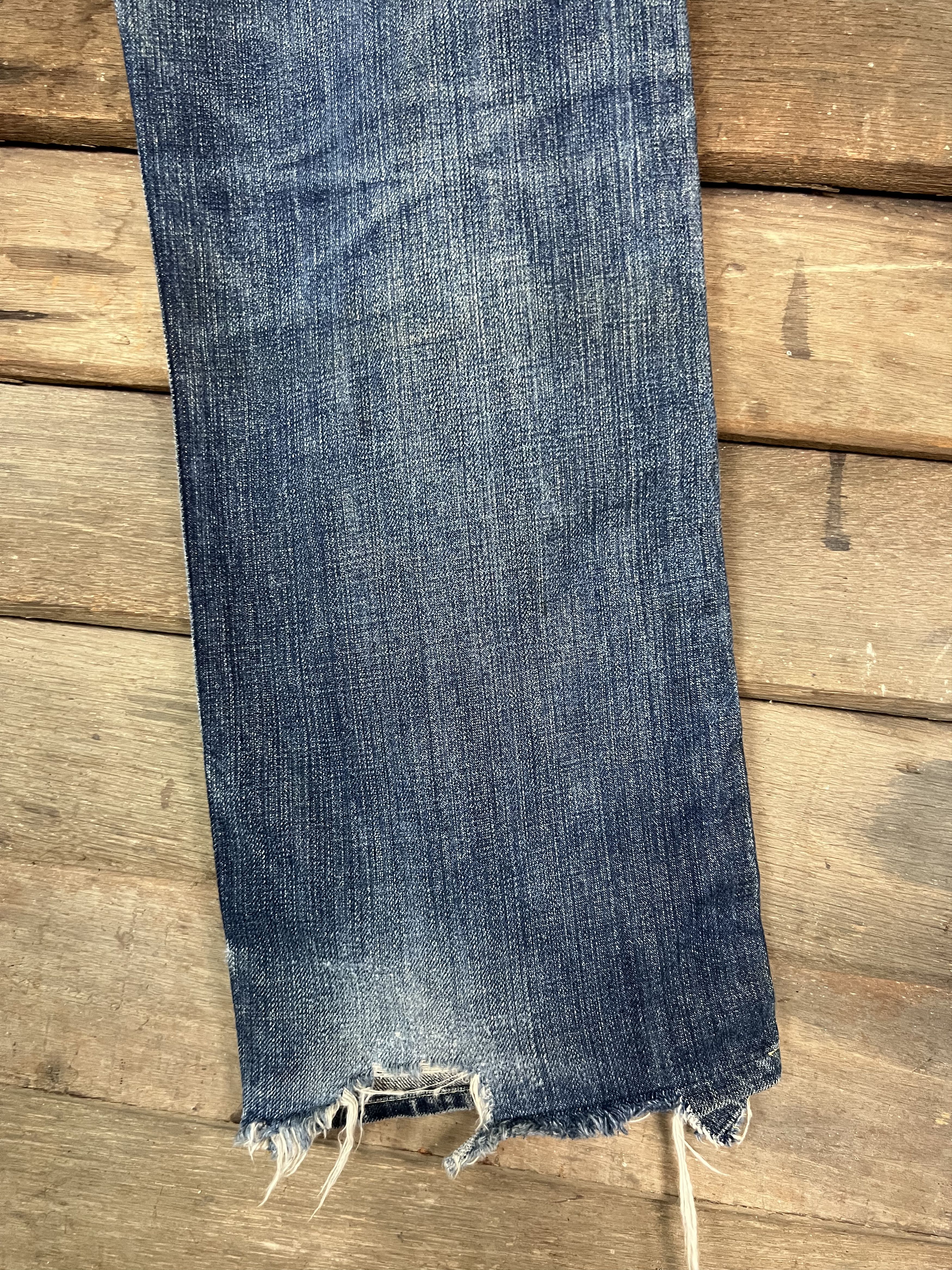 Levi's LEVIS BIG E (1997) RED LINE VINTAGE DISTRESSED DENIM Size US 29 - 18 Thumbnail