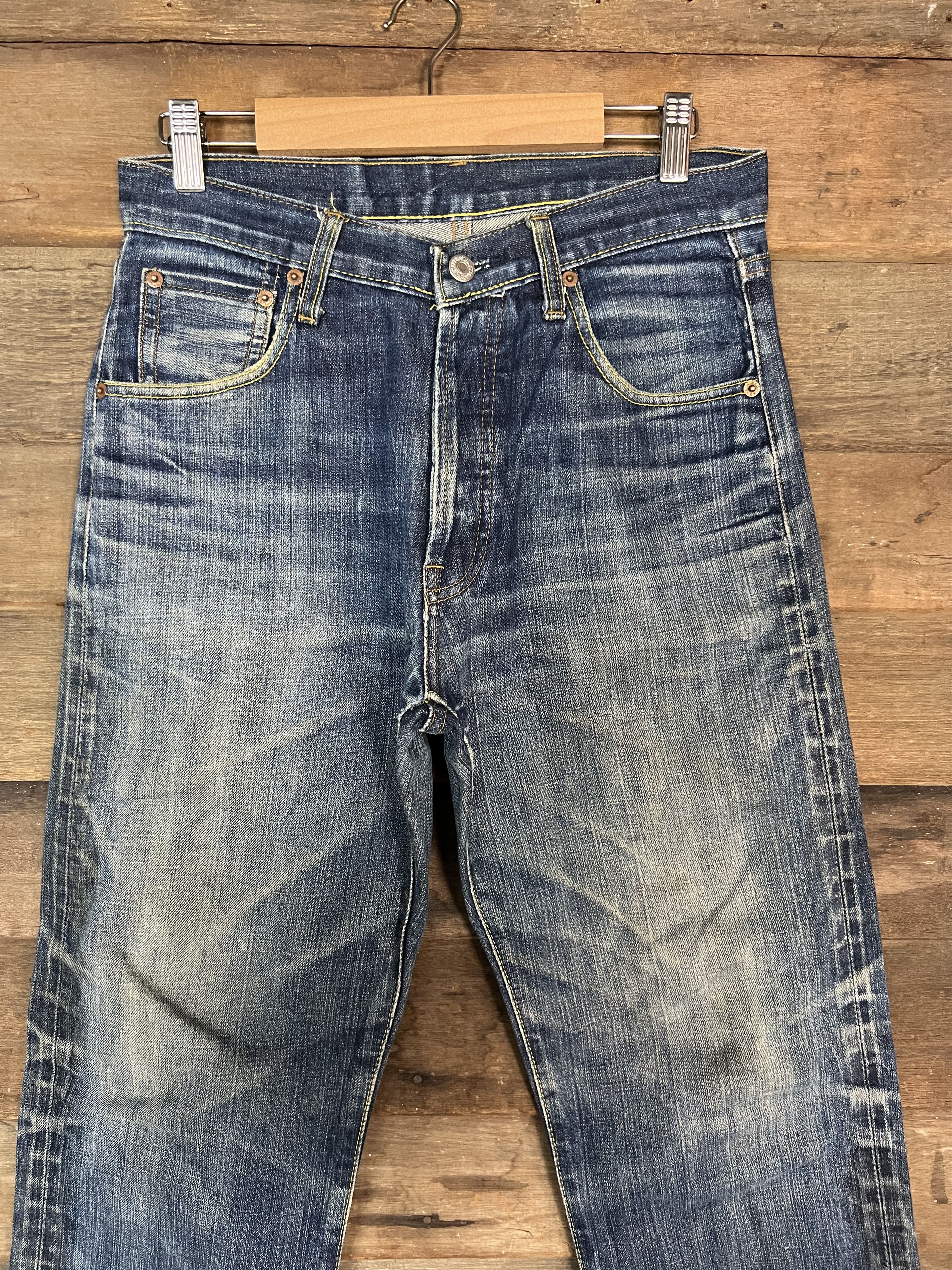Levi's LEVIS BIG E (1997) RED LINE VINTAGE DISTRESSED DENIM Size US 29 - 4 Thumbnail