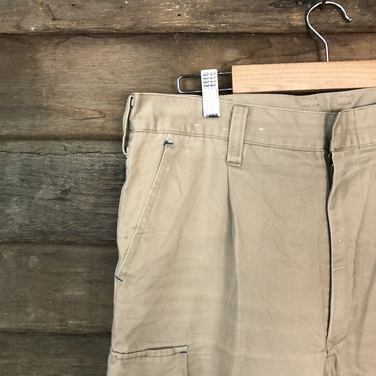 Japanese Brand Japanese Brand Light Brown Cargo Pants #3972 Size US 32 / EU 48 - 4 Thumbnail