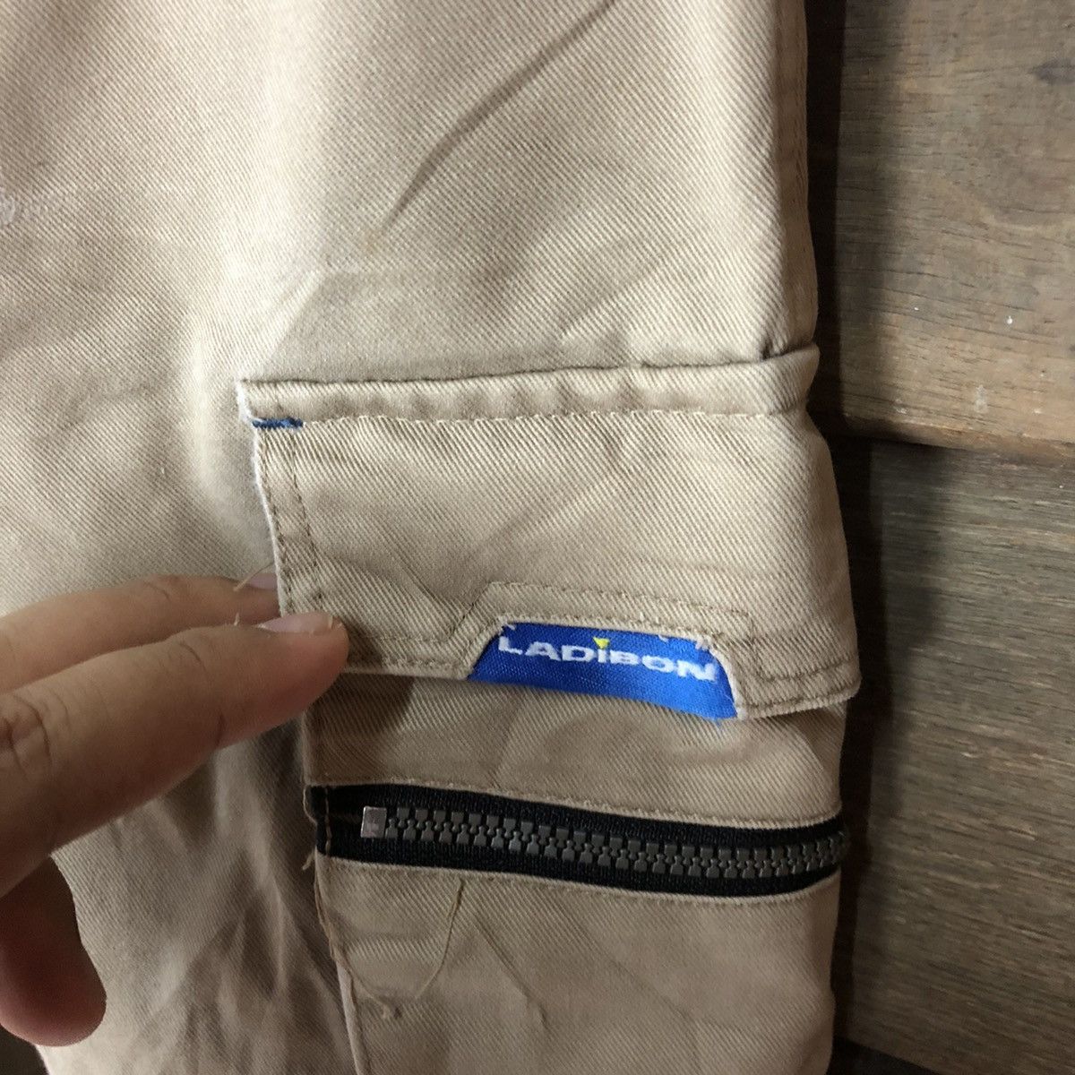 Japanese Brand Japanese Brand Light Brown Cargo Pants #3972 Size US 32 / EU 48 - 16 Thumbnail