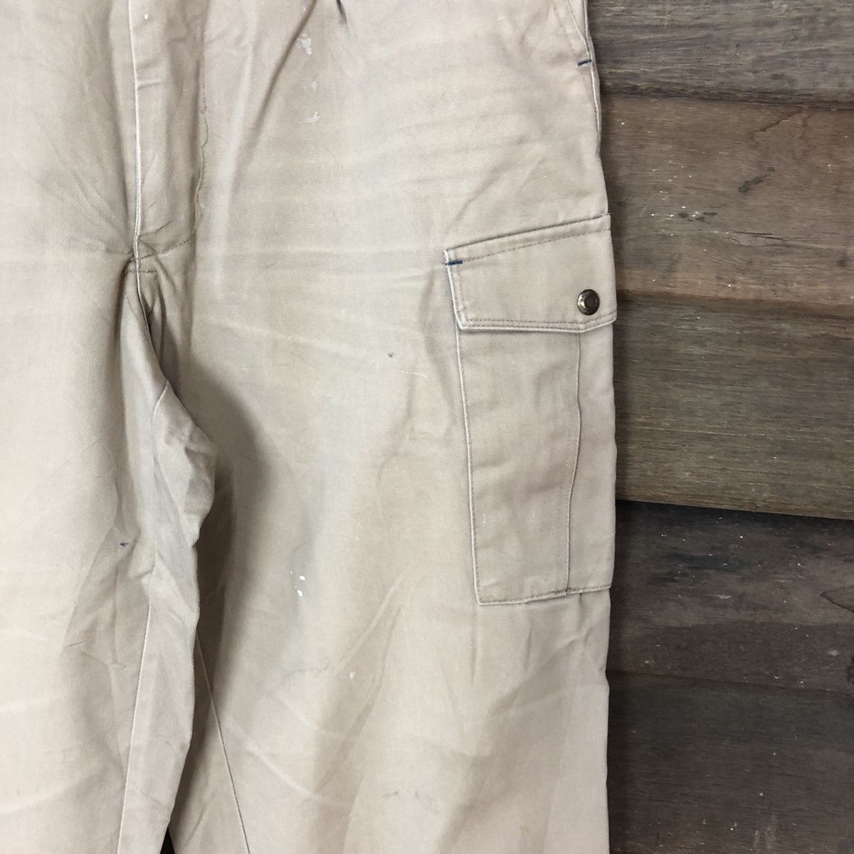 Japanese Brand Japanese Brand Light Brown Cargo Pants #3972 Size US 32 / EU 48 - 7 Thumbnail