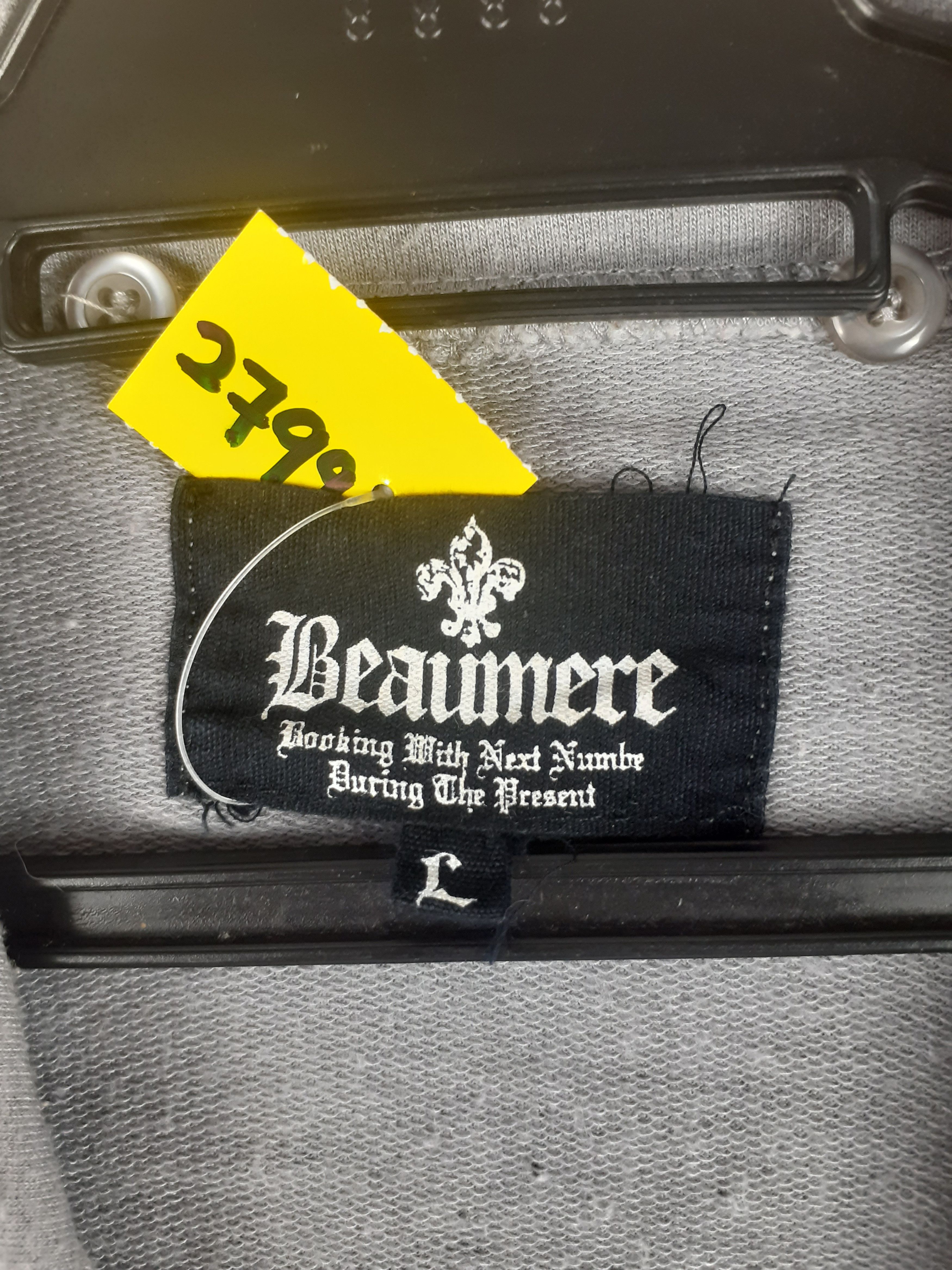 Japanese Brand Beaumere gray sweater seditionaries multizipper #2799 Size L / US 10 / IT 46 - 7 Thumbnail