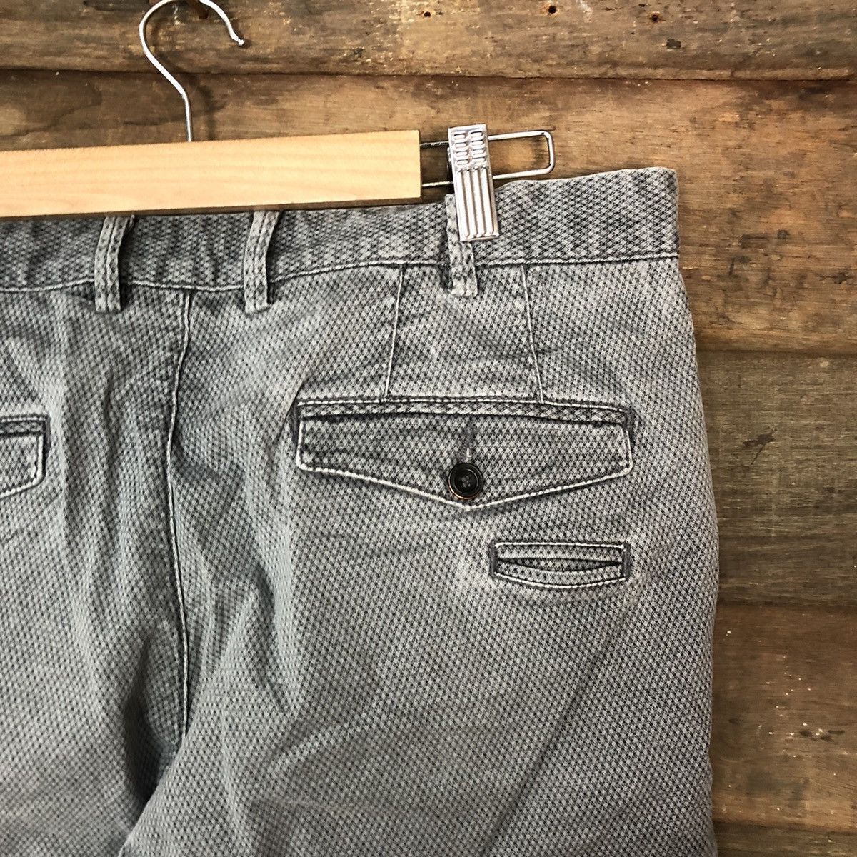 Japanese Brand Navigate regular fit Grey Casual Pants #6904 Size US 31 - 12 Thumbnail
