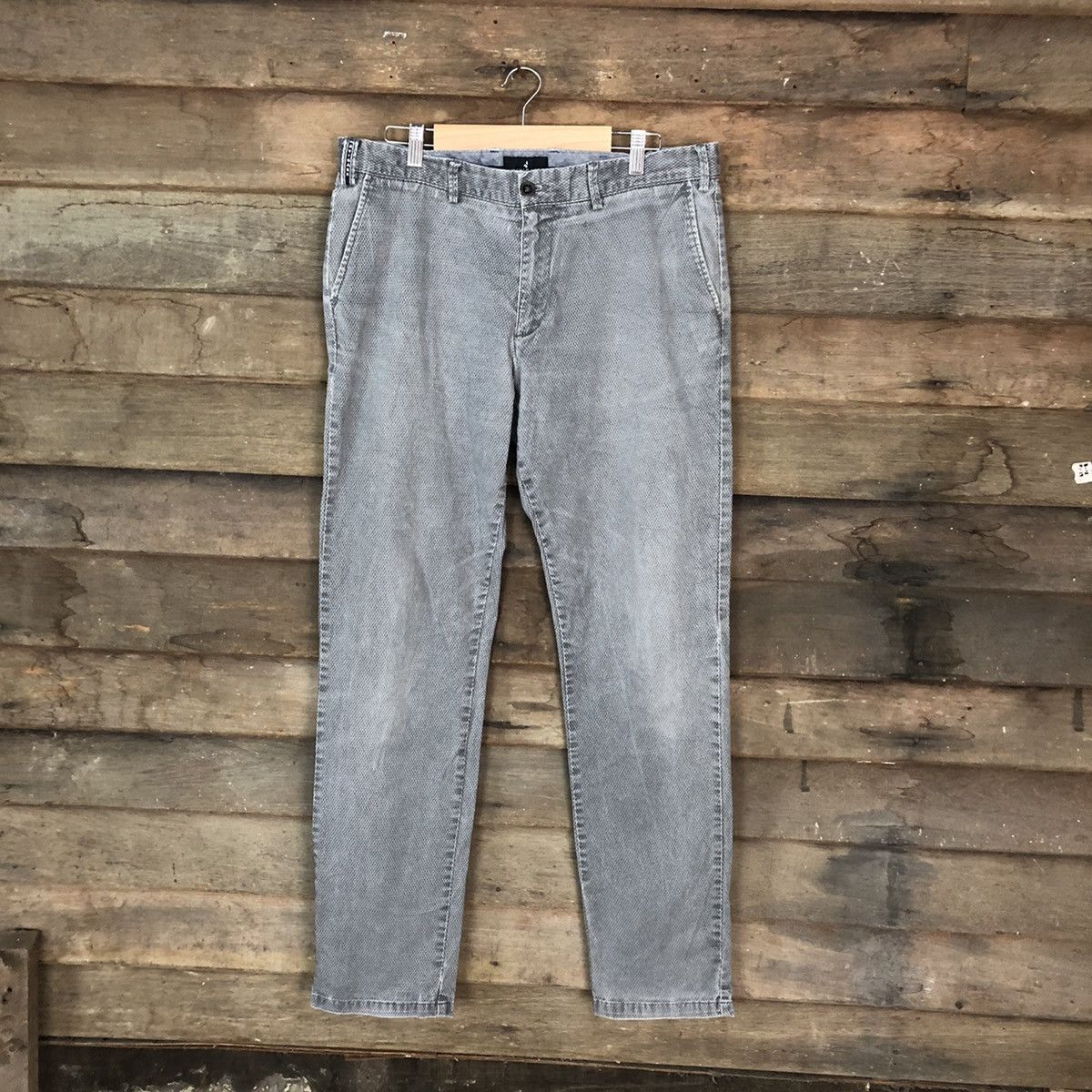Japanese Brand Navigate regular fit Grey Casual Pants #6904 Size US 31 - 1 Thumbnail
